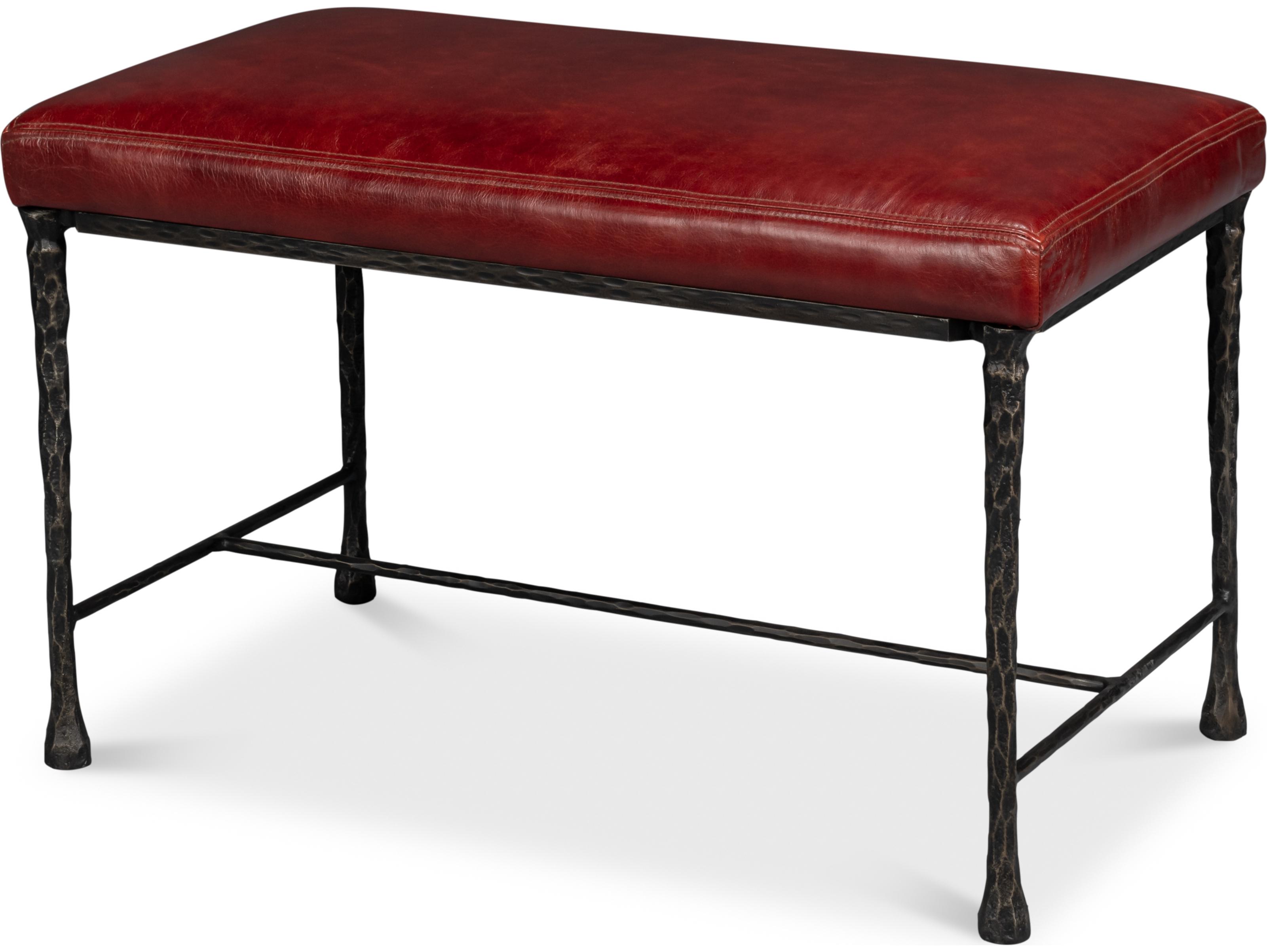 Sarreid Ltd Kings Road Bench Leather