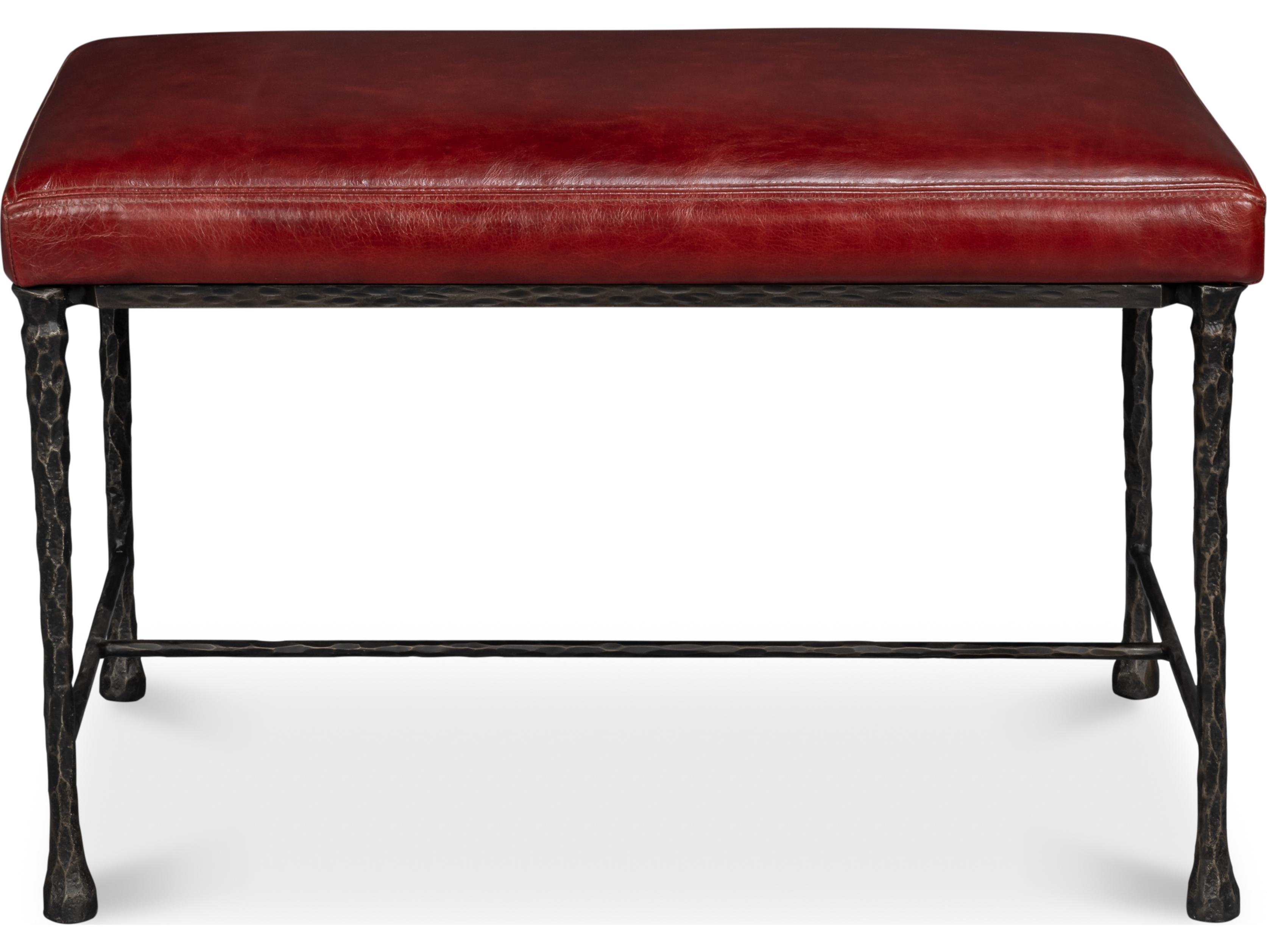 Sarreid Ltd Kings Road Bench Leather