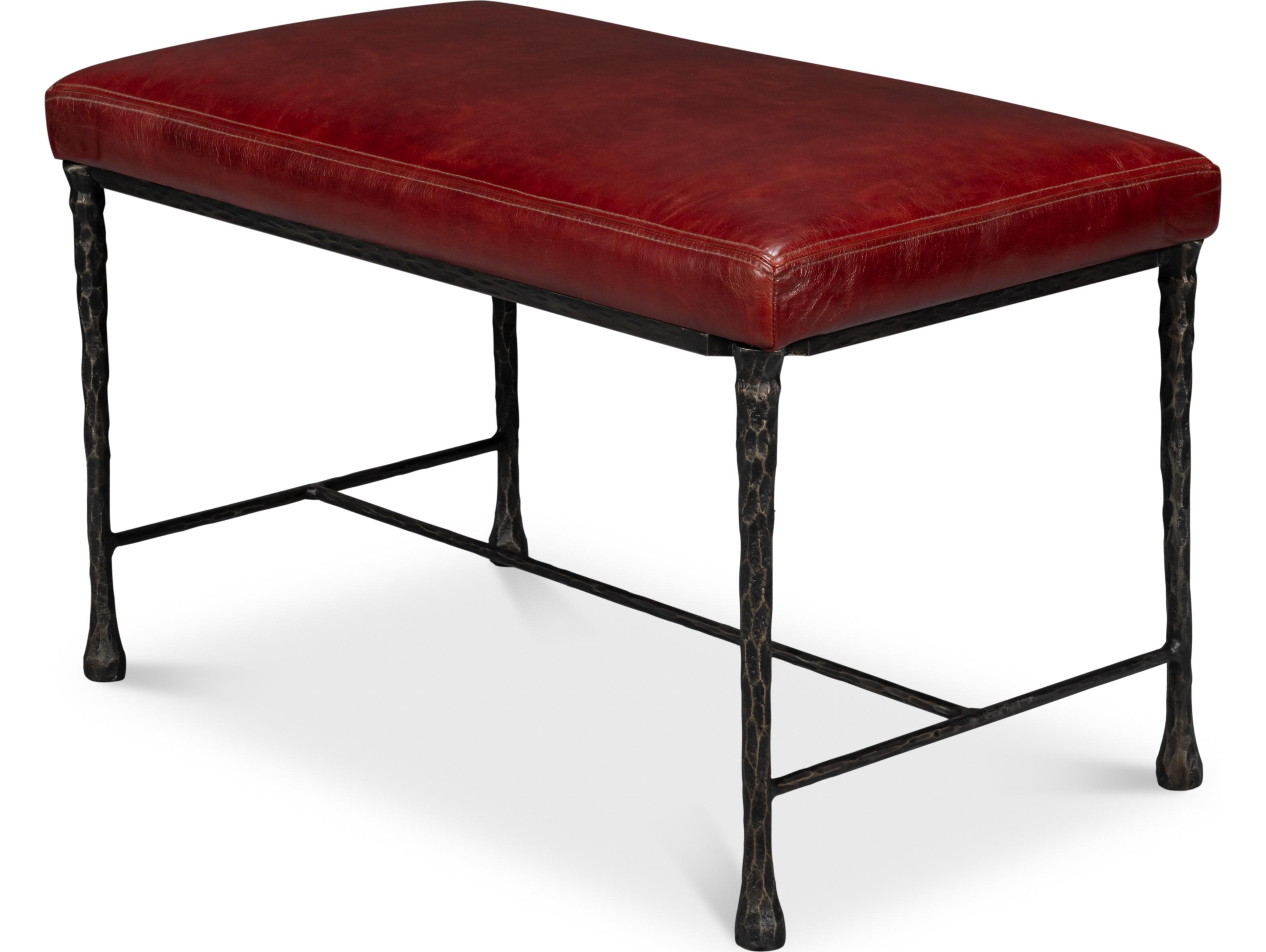 Sarreid Ltd Kings Road Bench Leather