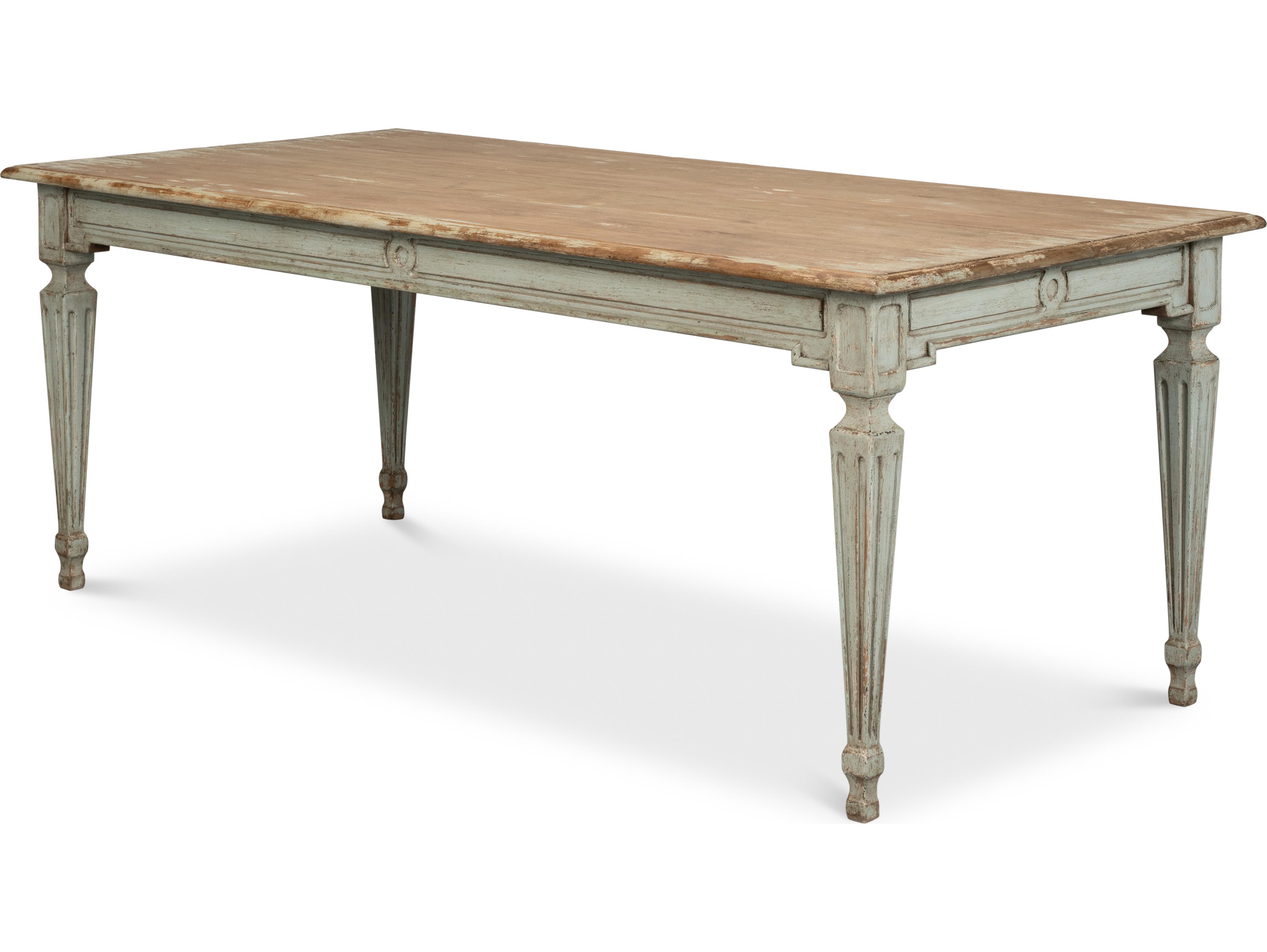 Sarreid Ltd Elise Dining Table Sage