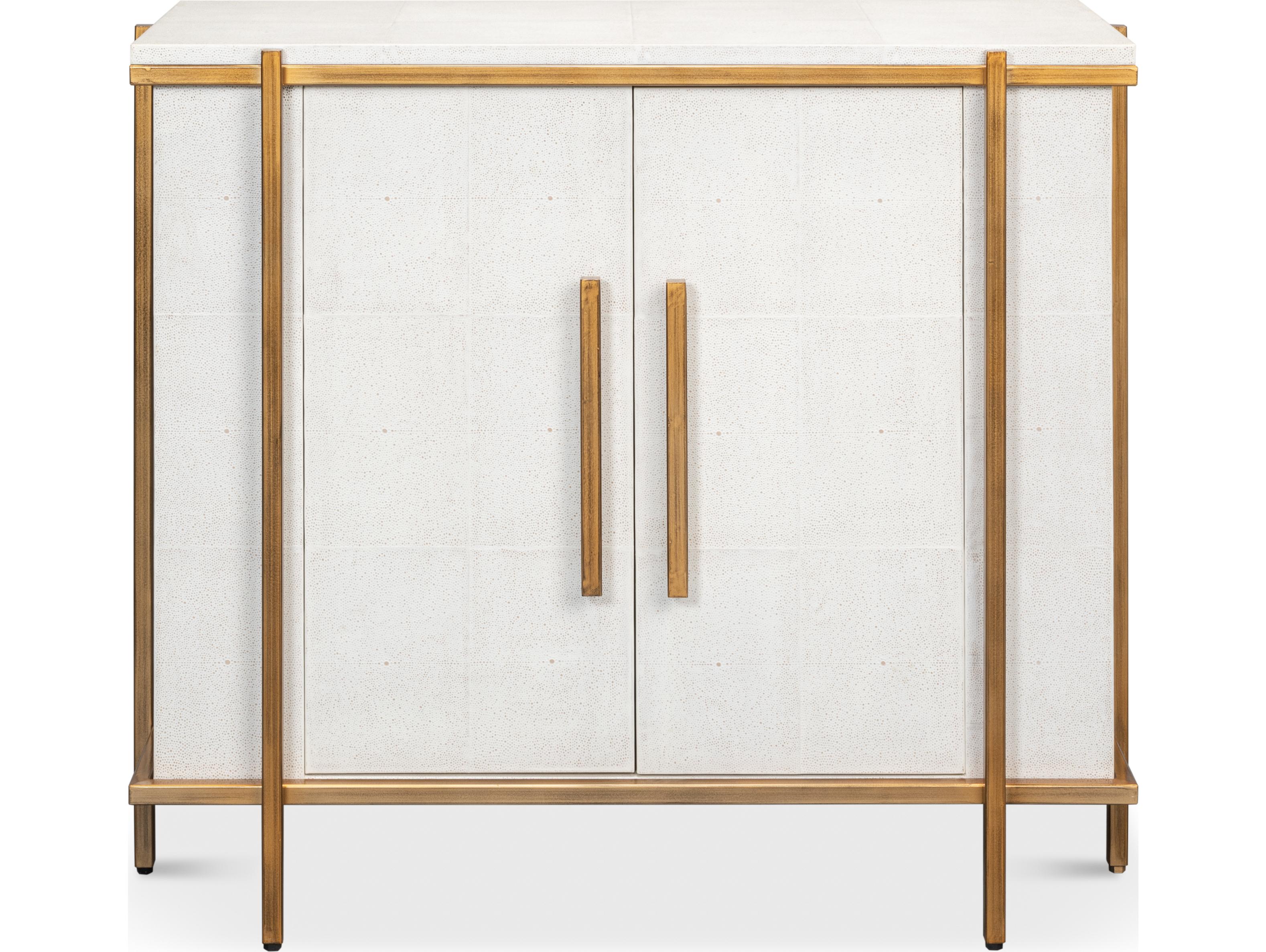 Sarreid Ltd Blakely Door Chest Osprey White