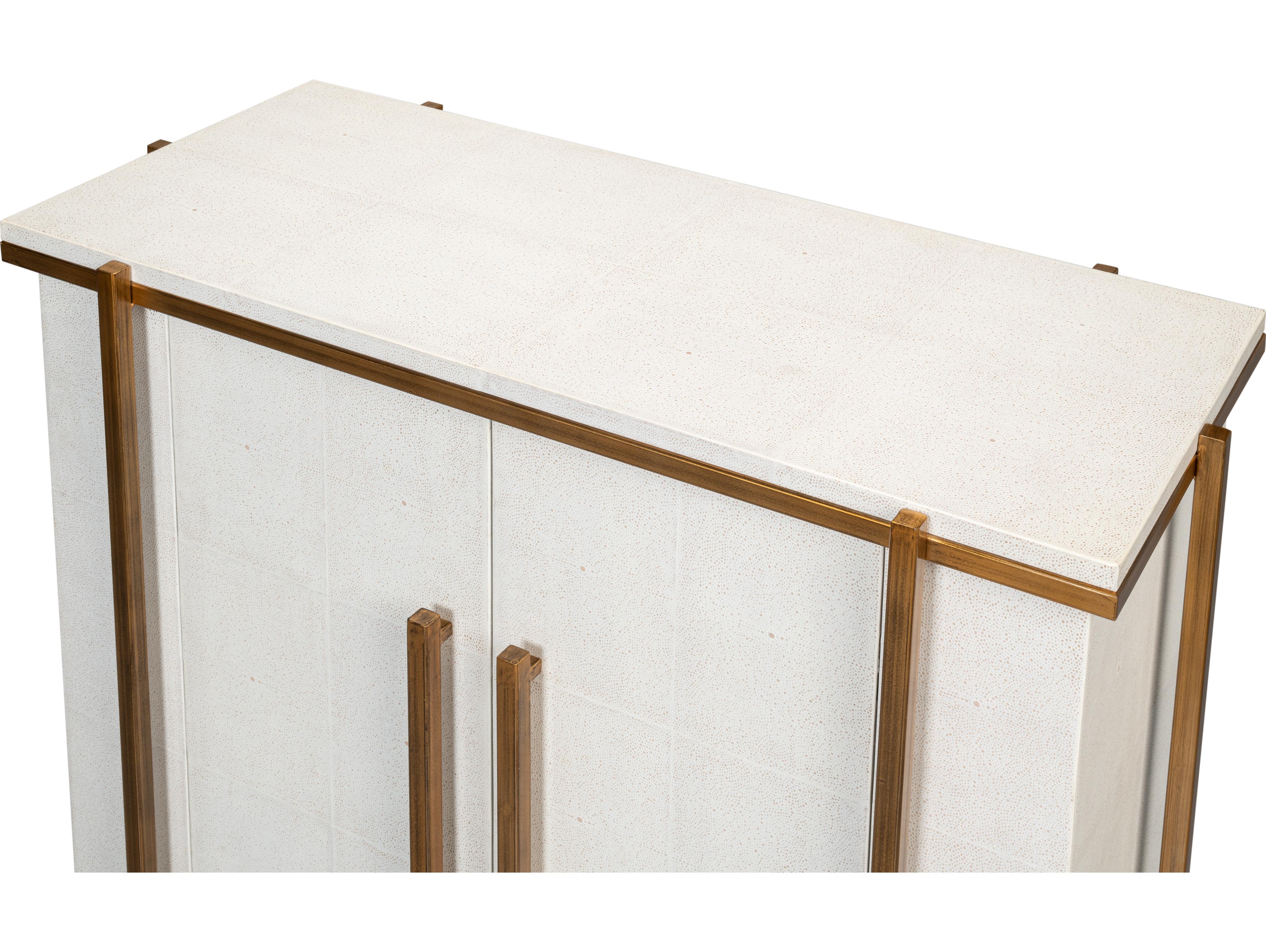 Sarreid Ltd Blakely Door Chest Osprey White