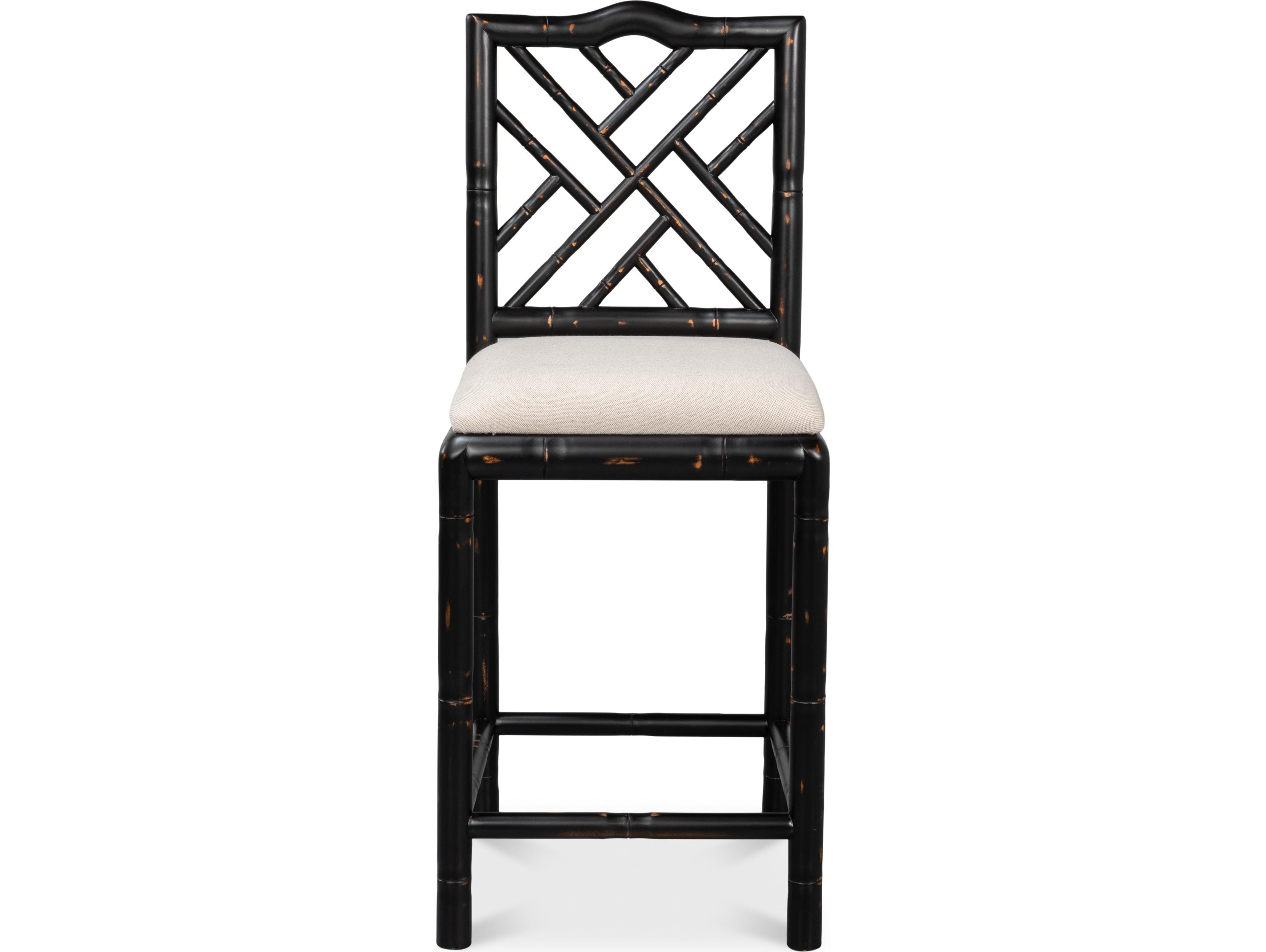 Sarreid Ltd Brighton Counter Stool Antique Black