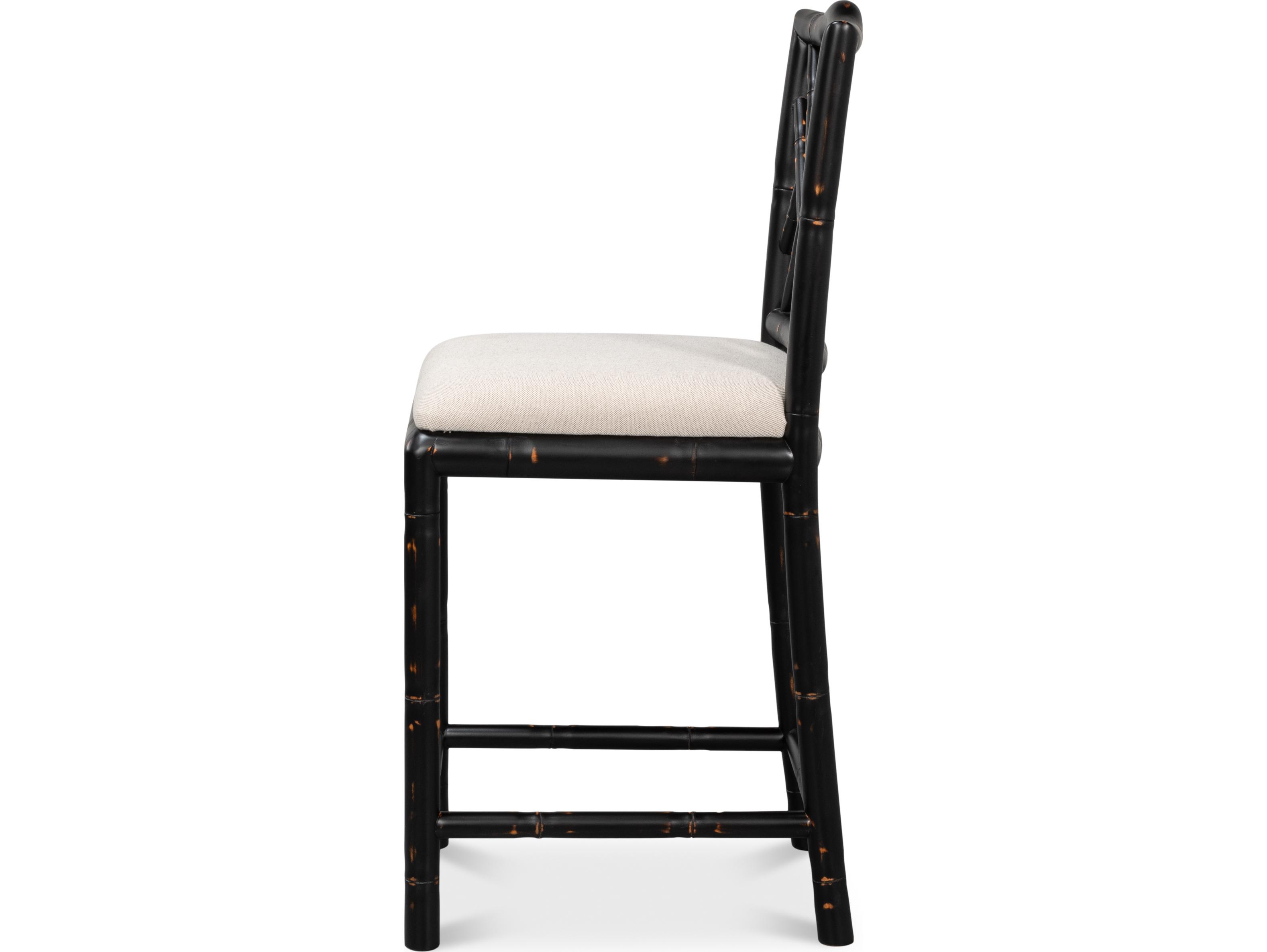 Sarreid Ltd Brighton Counter Stool Antique Black
