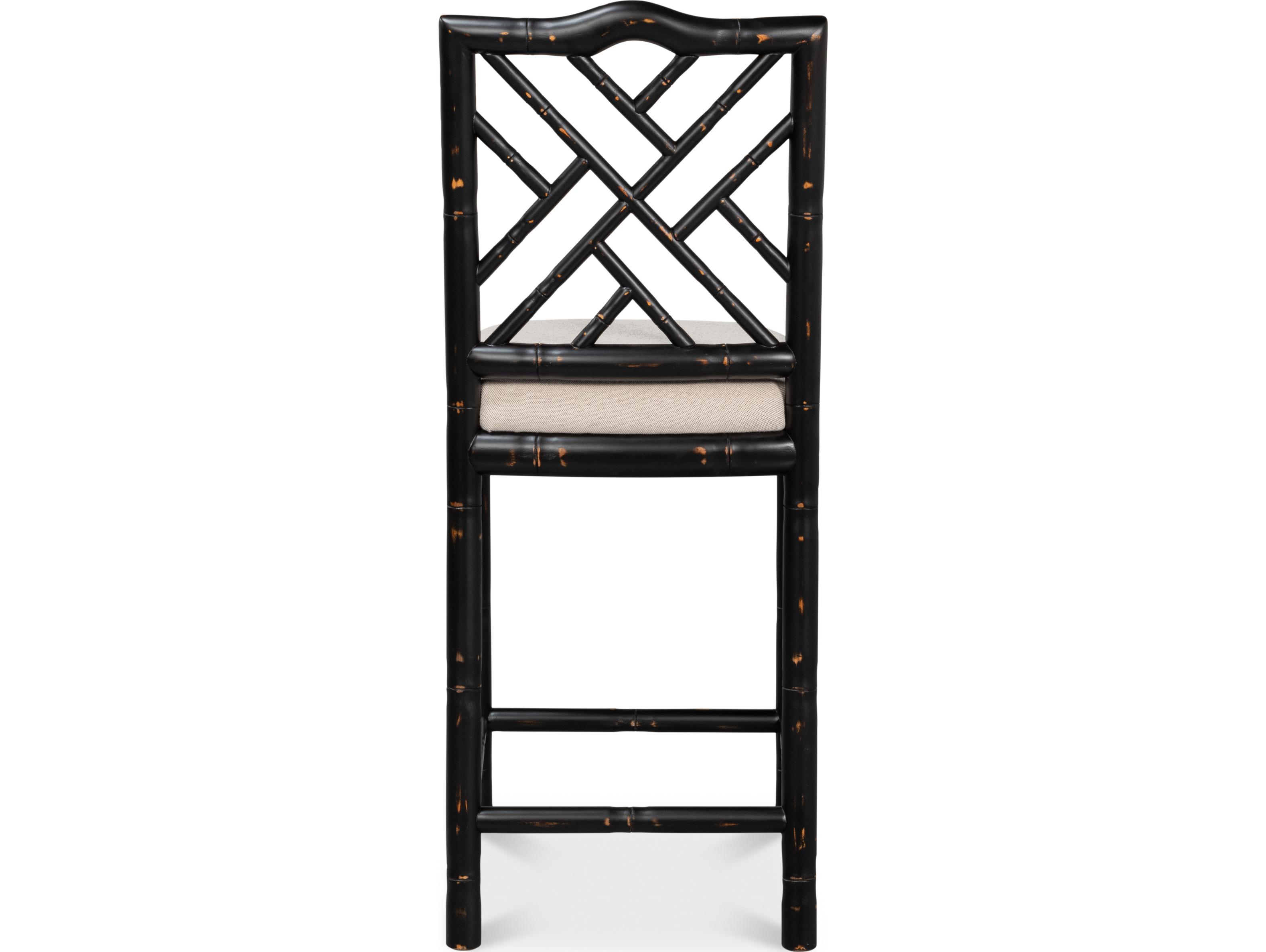 Sarreid Ltd Brighton Counter Stool Antique Black