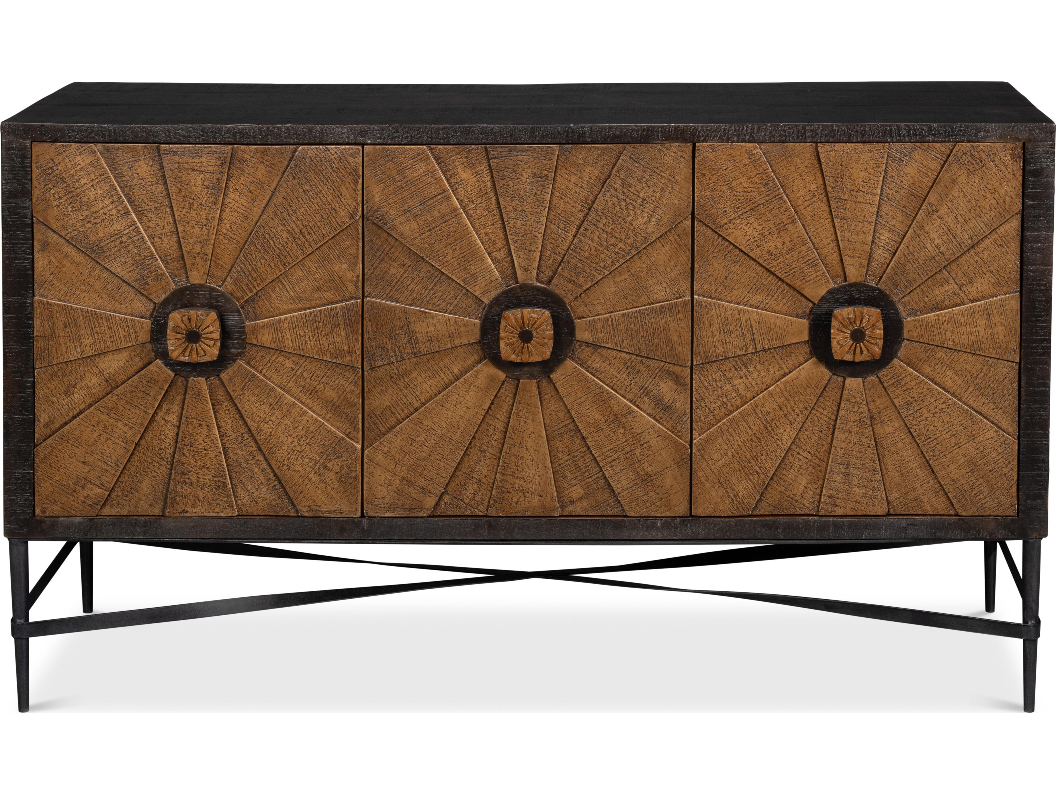 Sarreid Ltd Luke 3 Door Sideboard