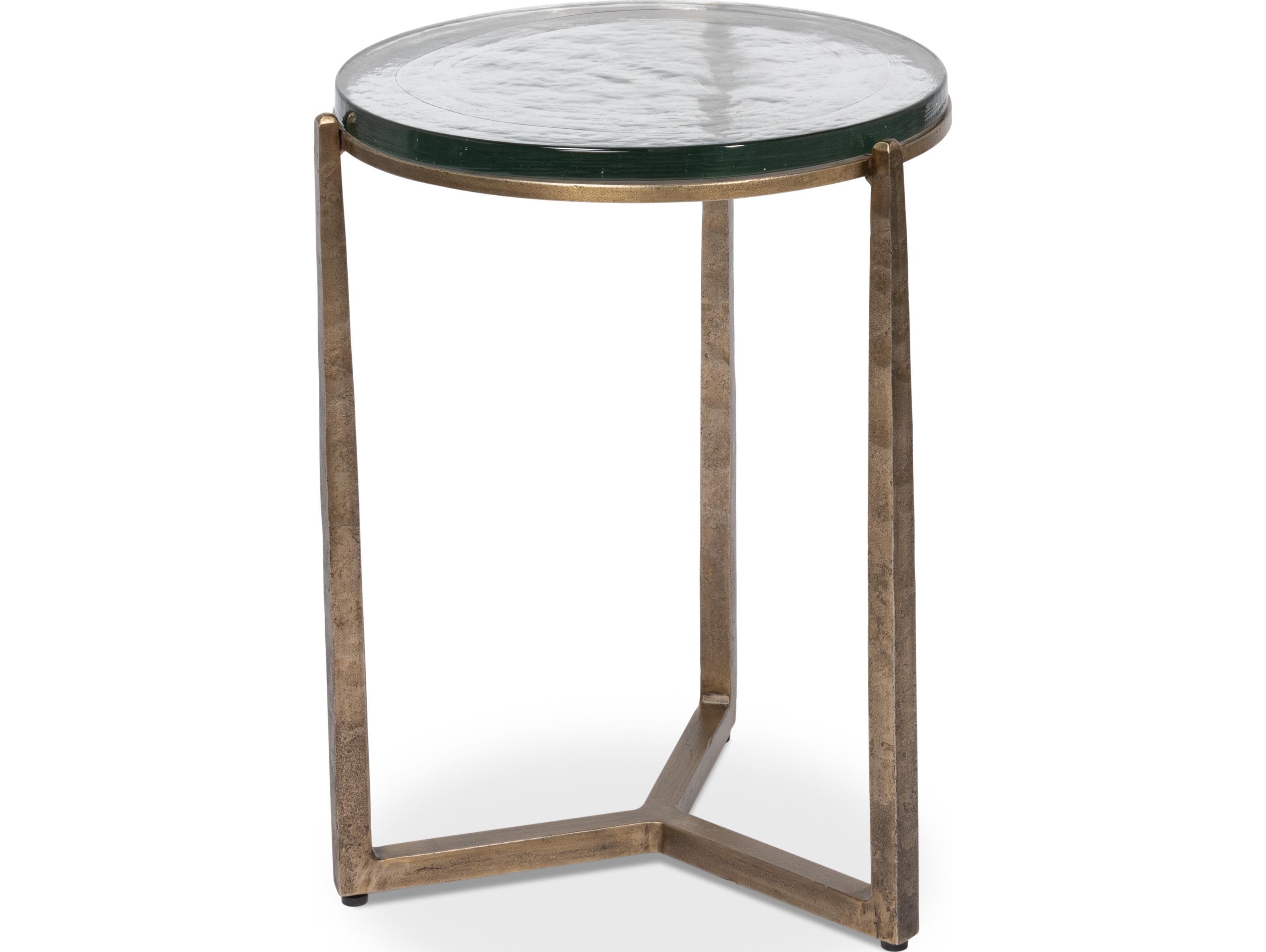 Sarreid Ltd Dorsey Round Side Table 17"