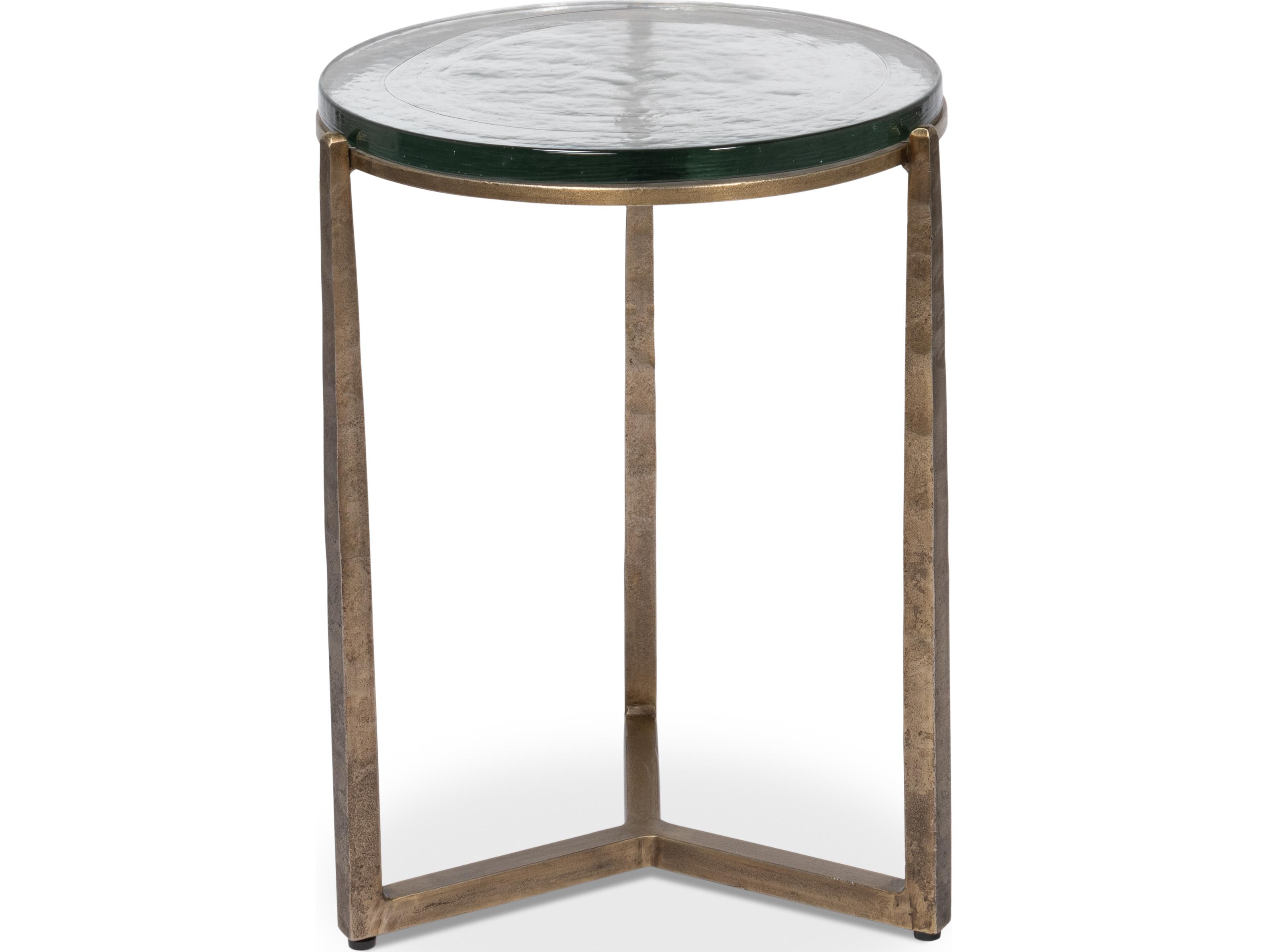 Sarreid Ltd Dorsey Round Side Table 17"