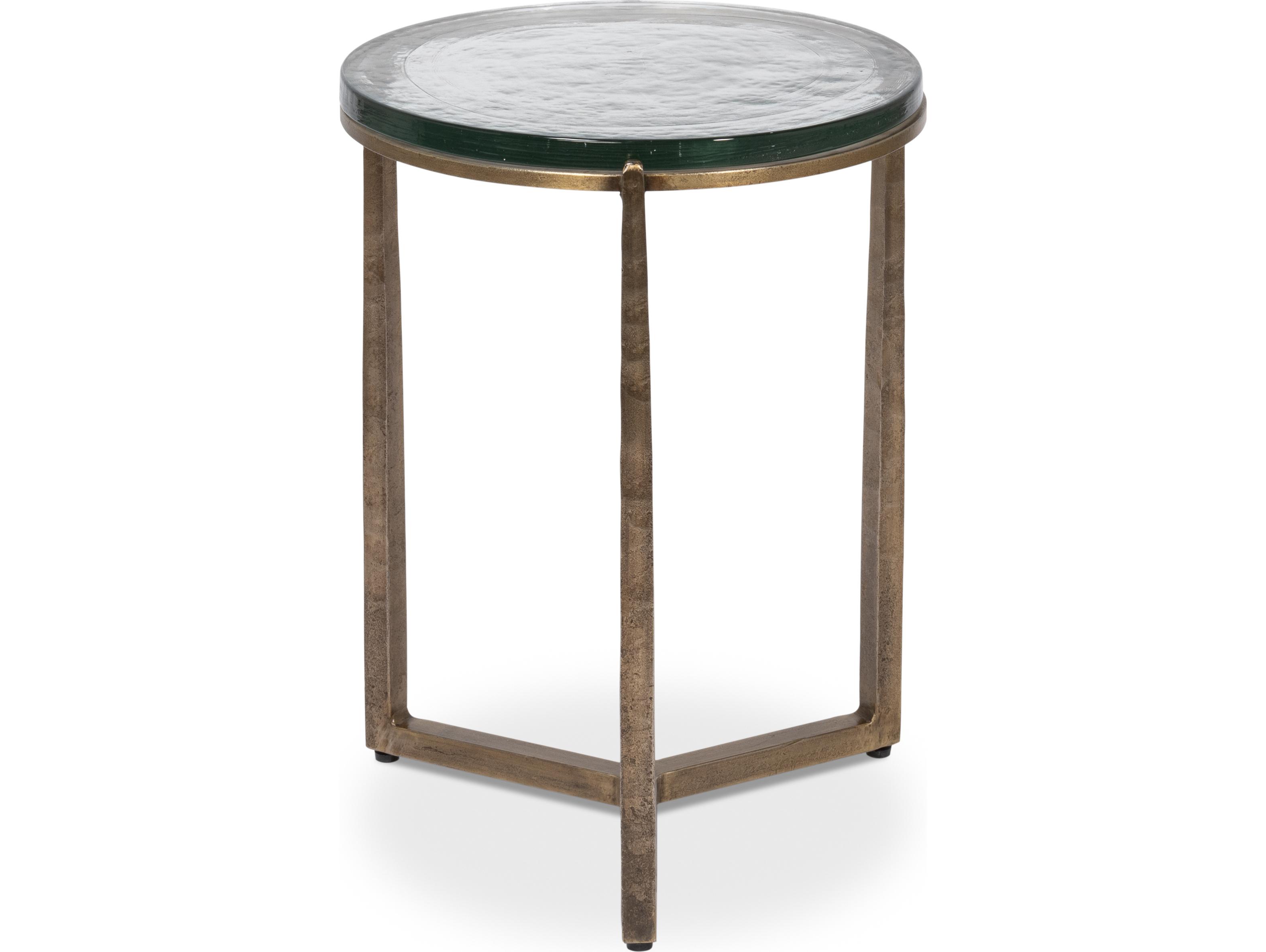 Sarreid Ltd Dorsey Round Side Table 17"