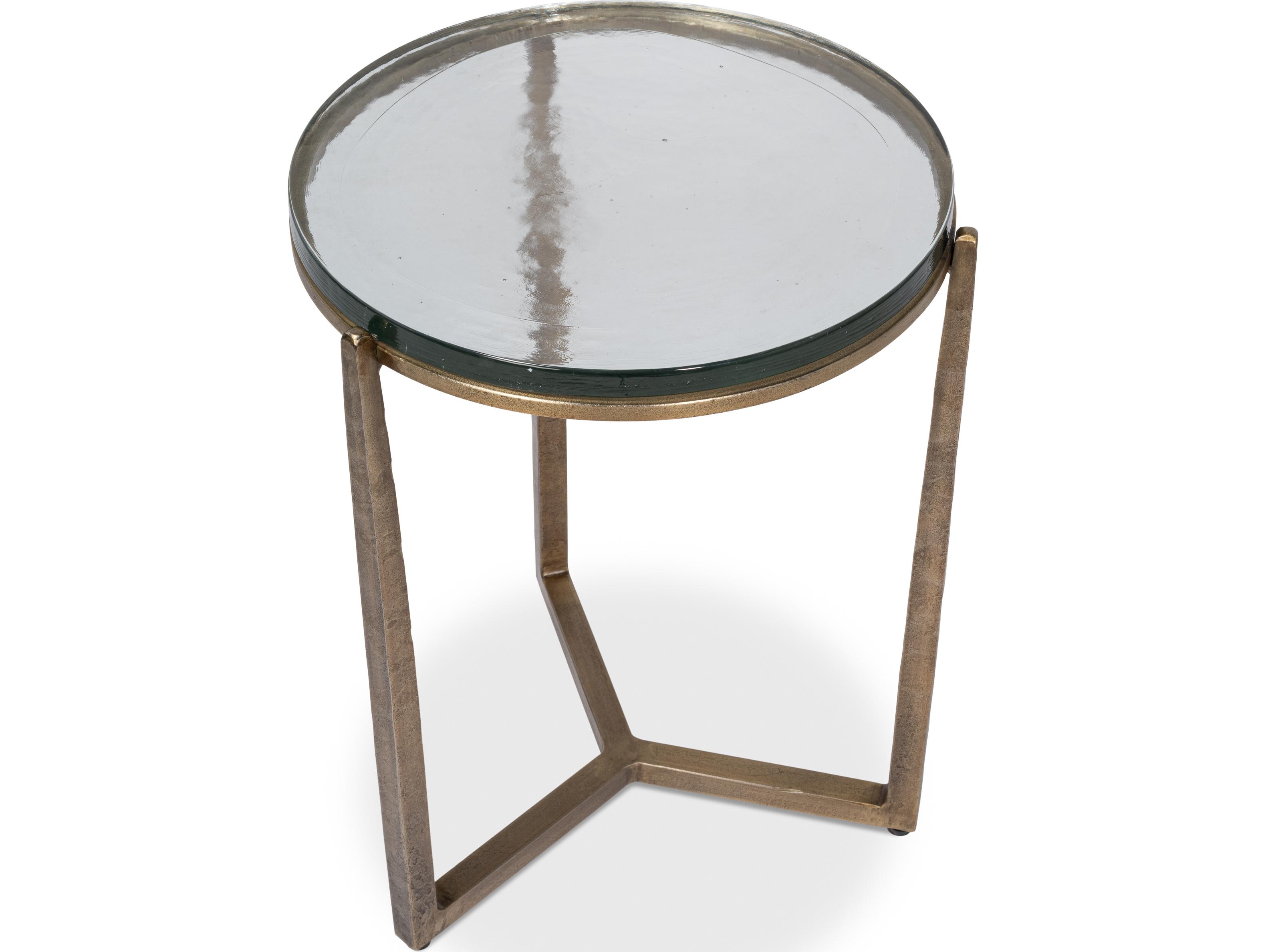 Sarreid Ltd Dorsey Round Side Table 17"