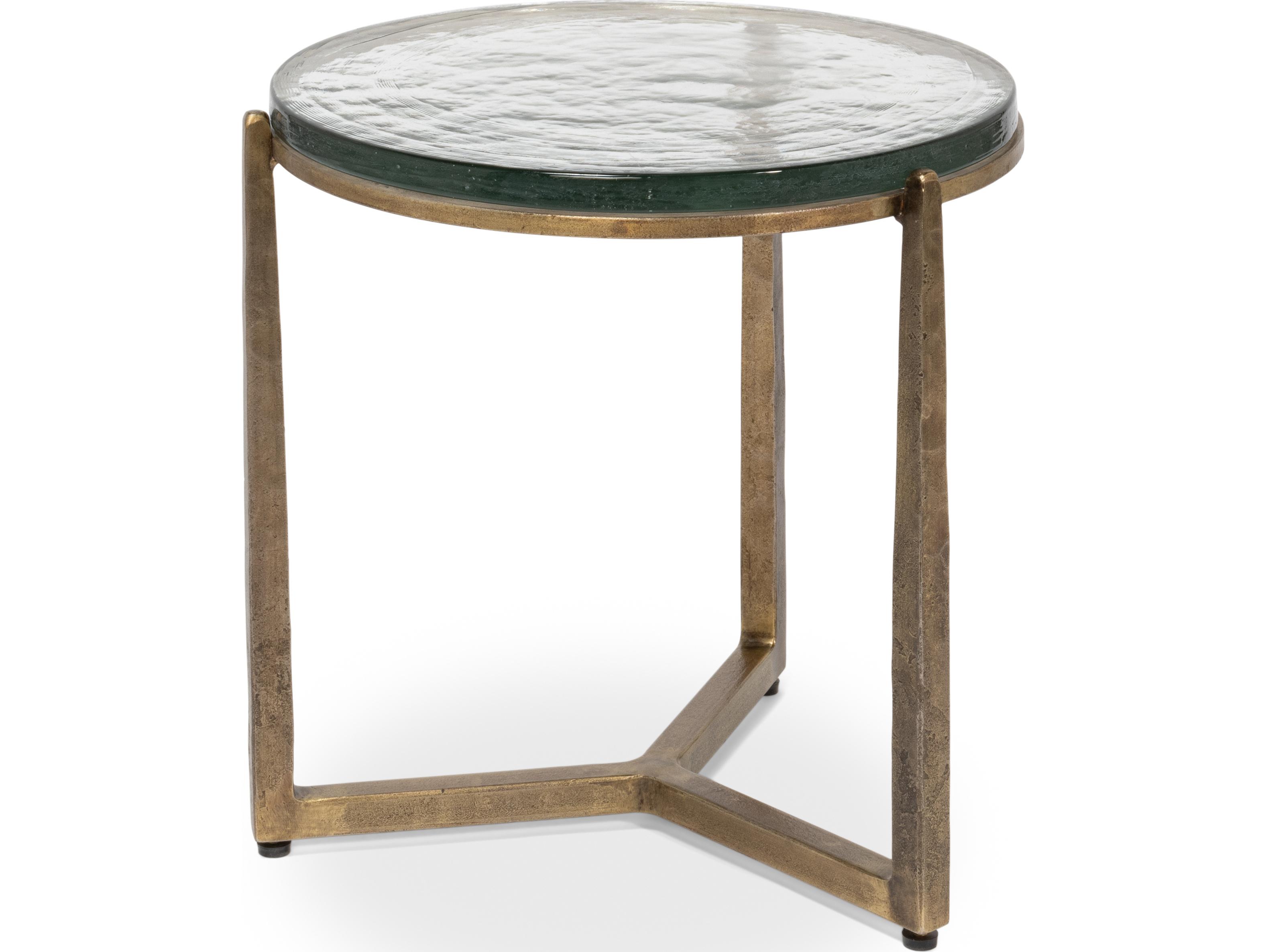 Sarreid Ltd Dorsey Round Side Table 23"