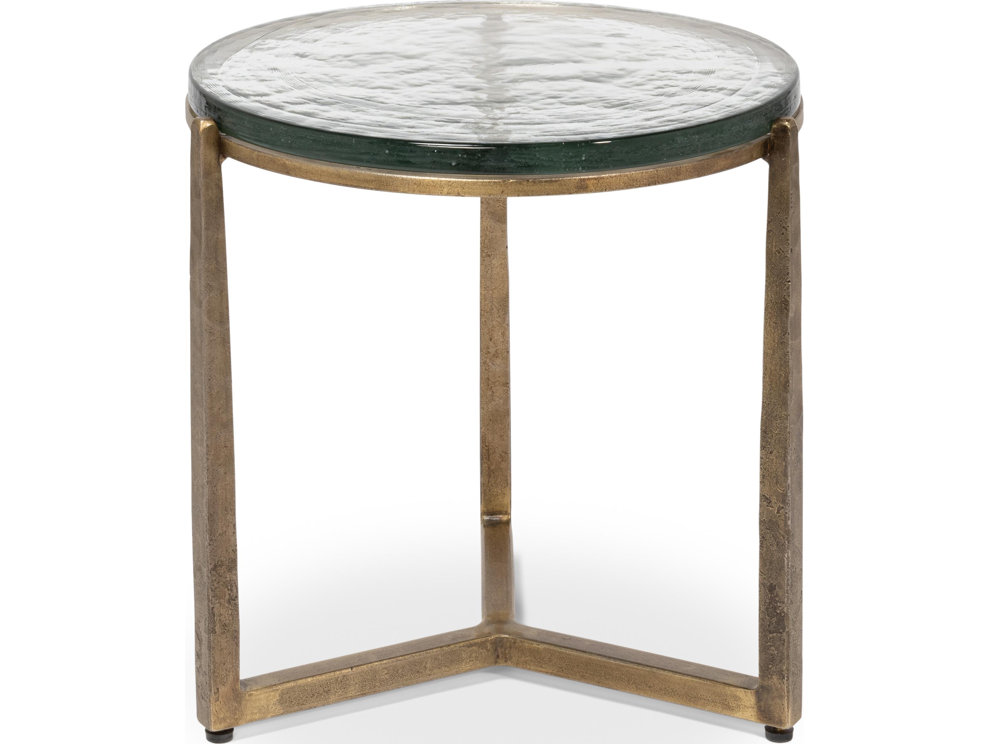 Sarreid Ltd Dorsey Round Side Table 23"