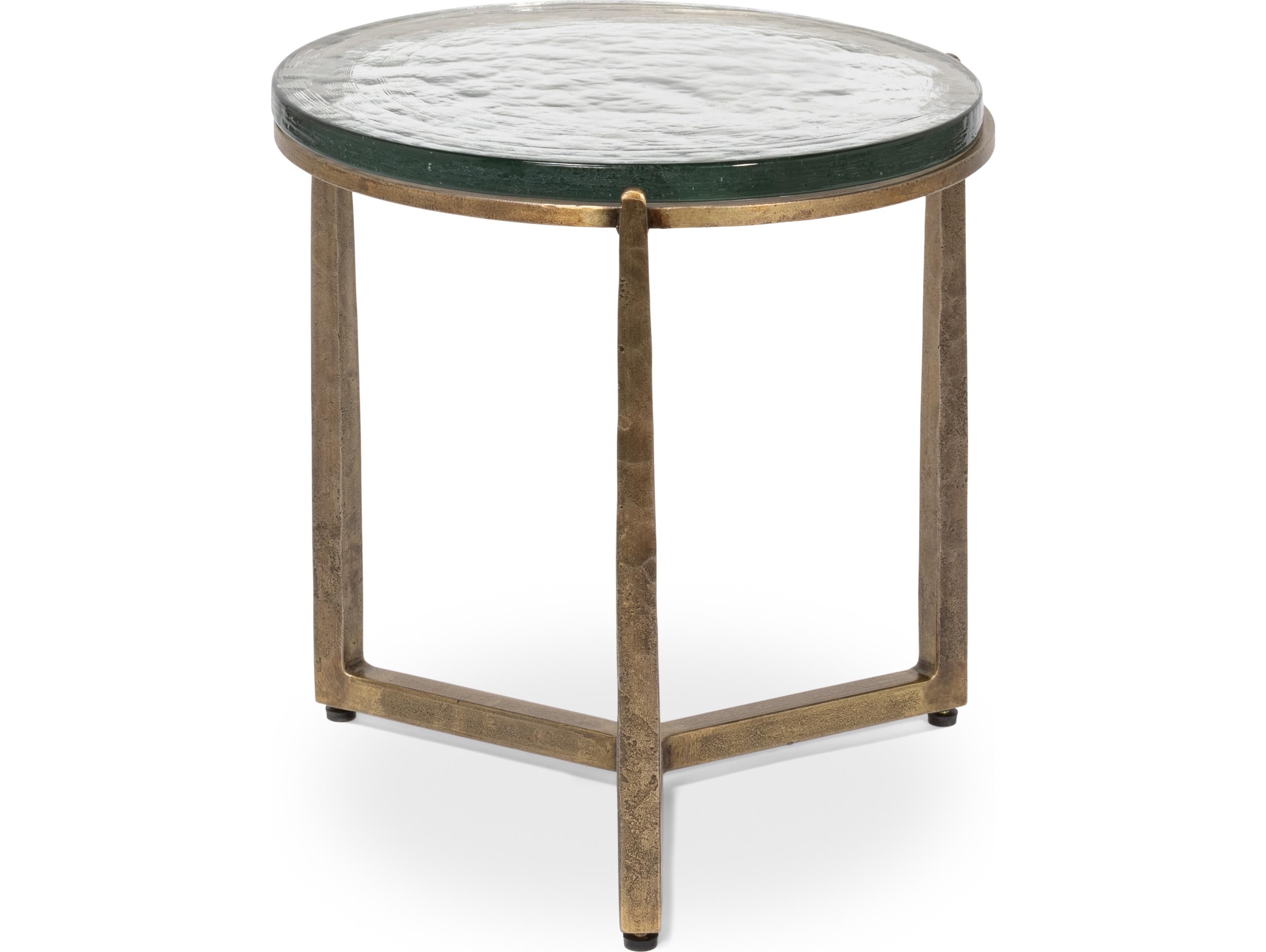 Sarreid Ltd Dorsey Round Side Table 23"
