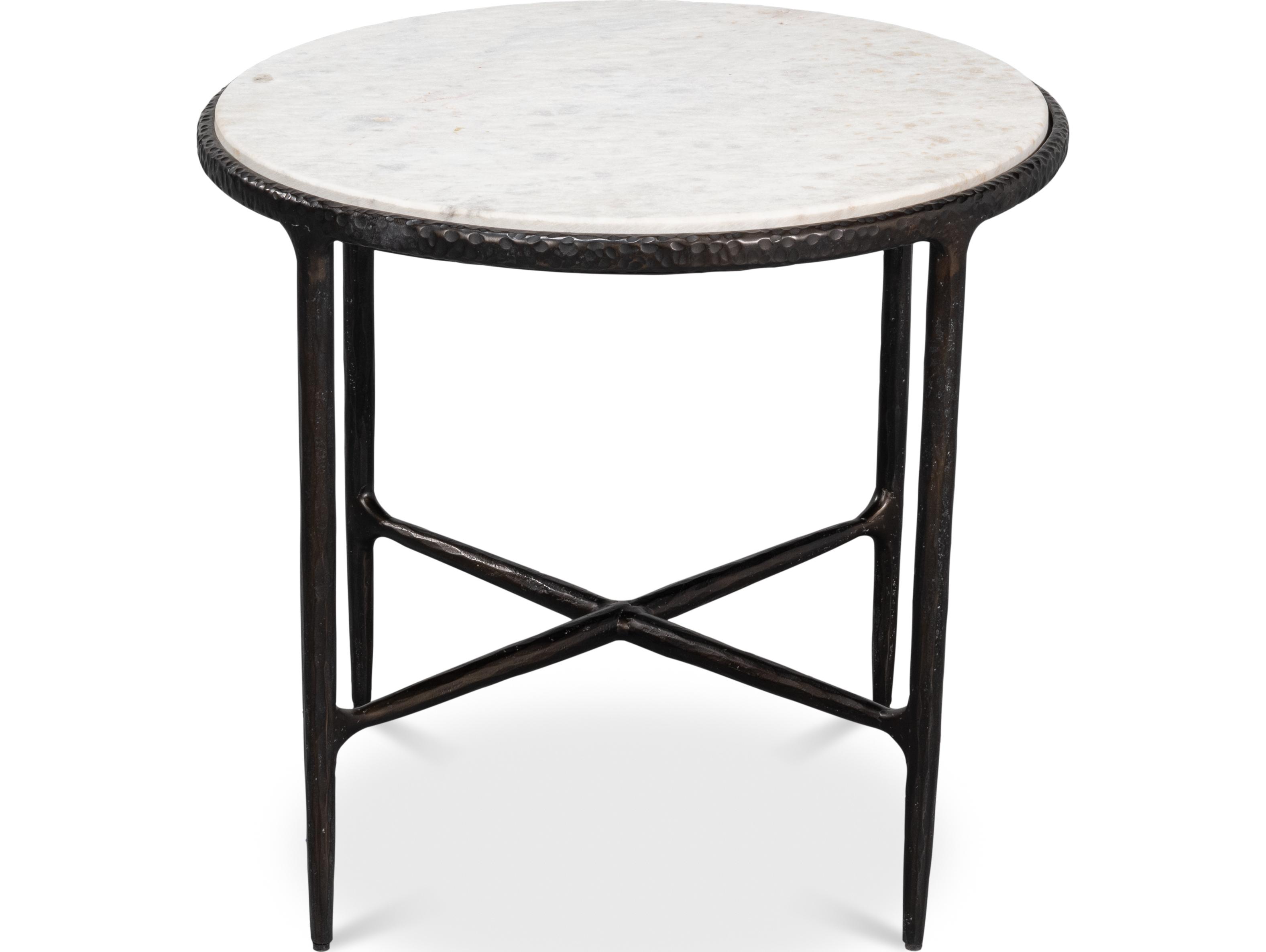 Sarreid Ltd Dakor Round Side Table