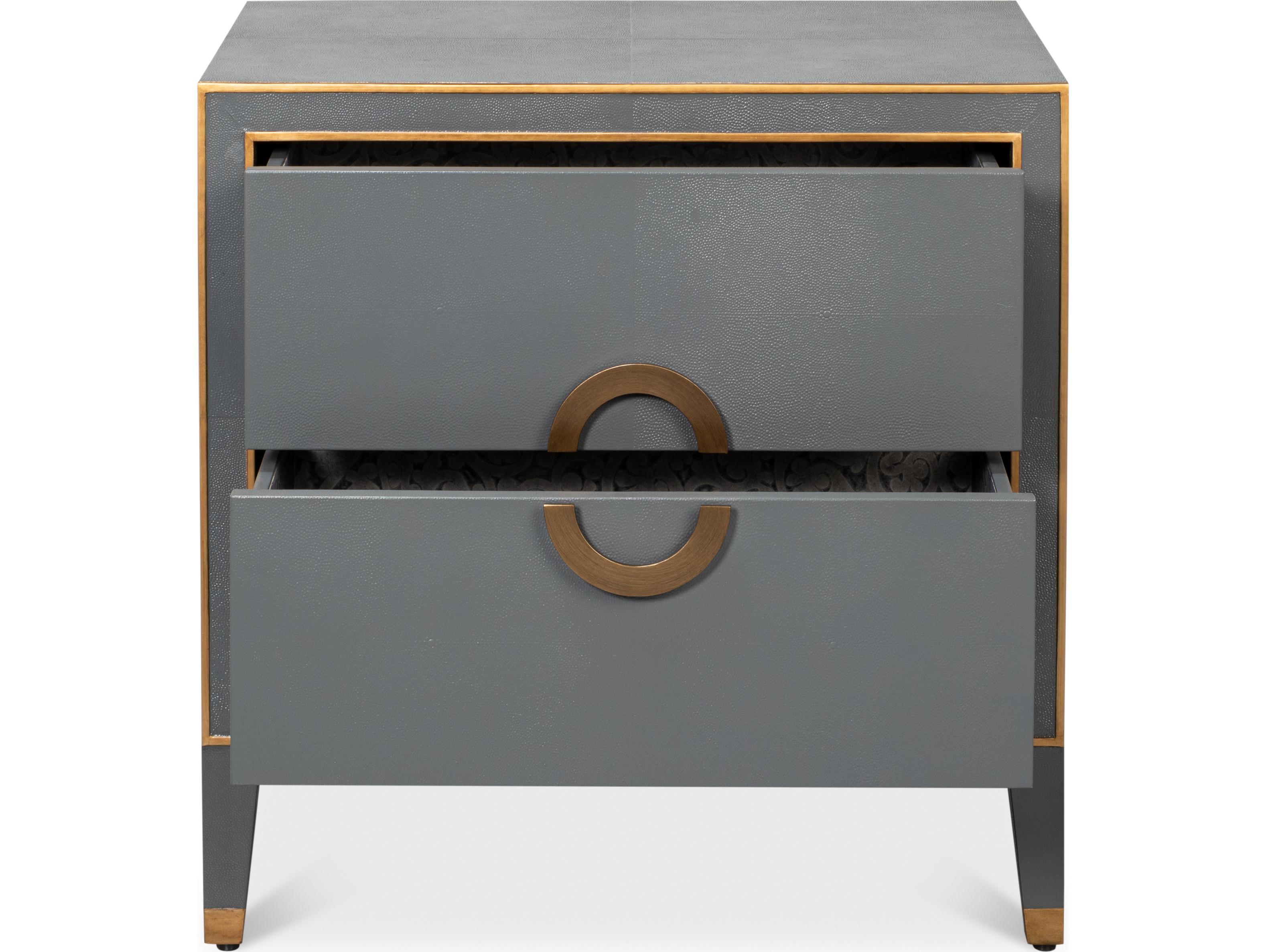 Sarreid Ltd Gabriella Night Stand Quiet Shade