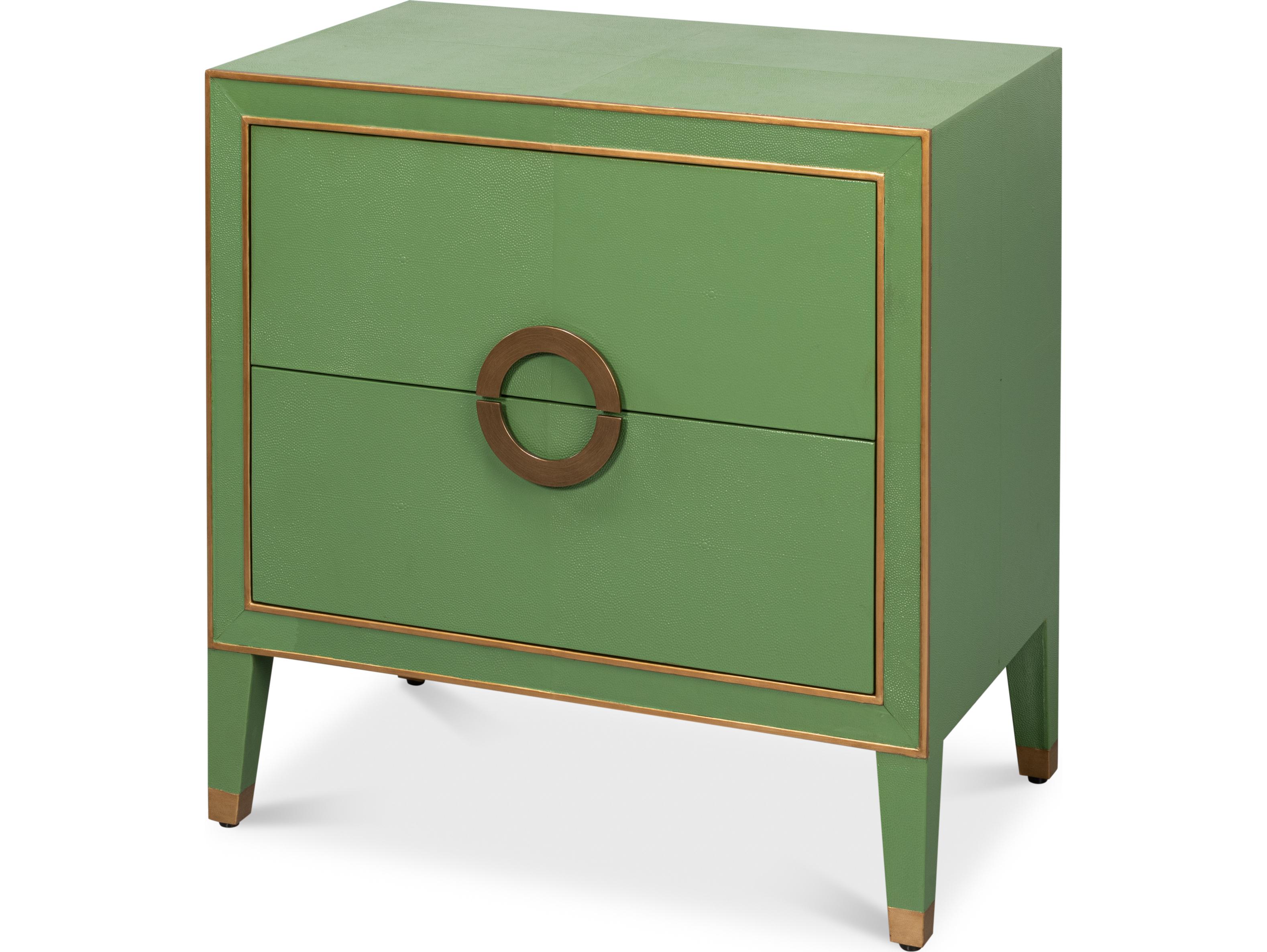 Sarreid Ltd Gabriella Night Stand Watercress