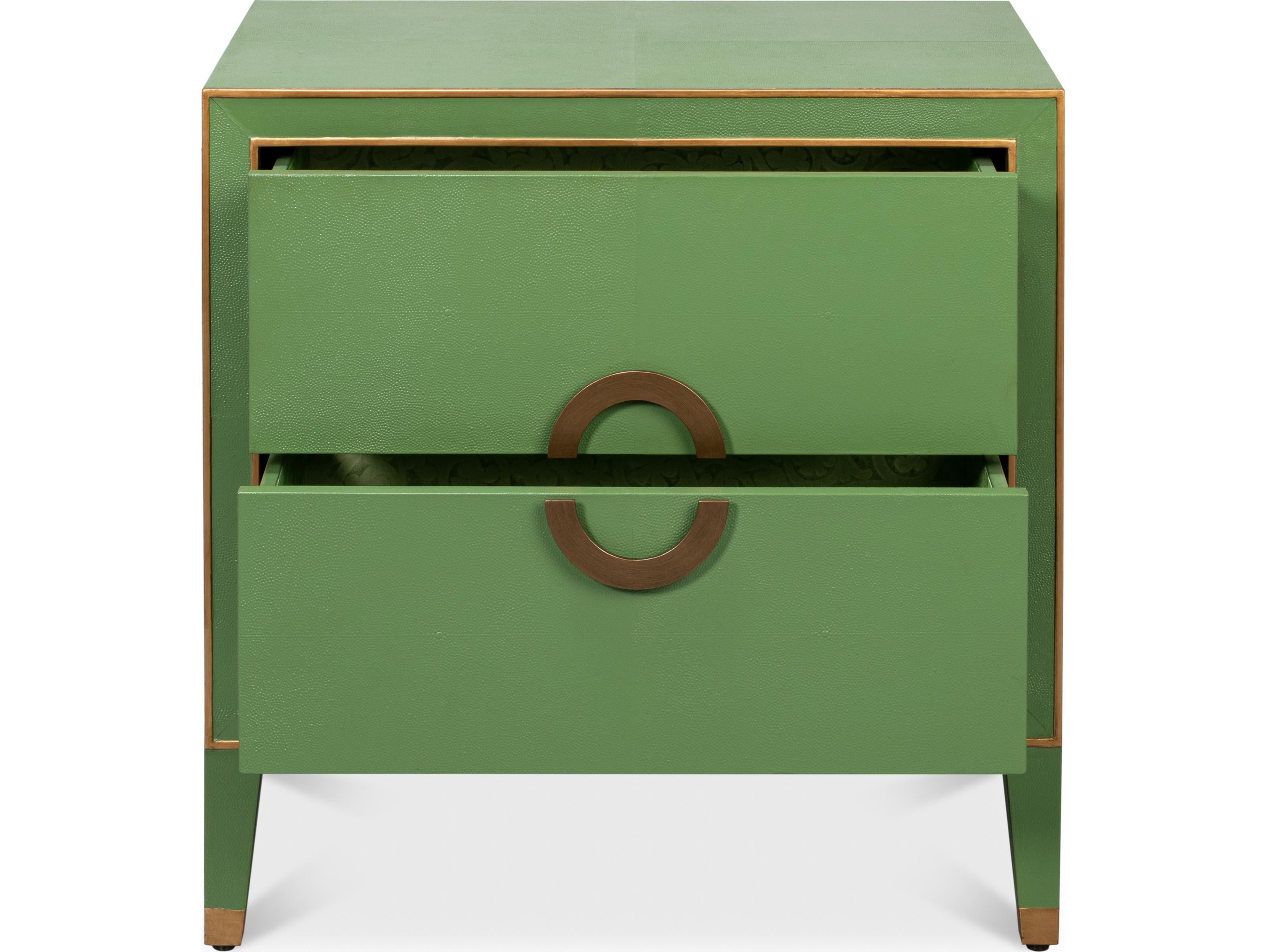 Sarreid Ltd Gabriella Night Stand Watercress