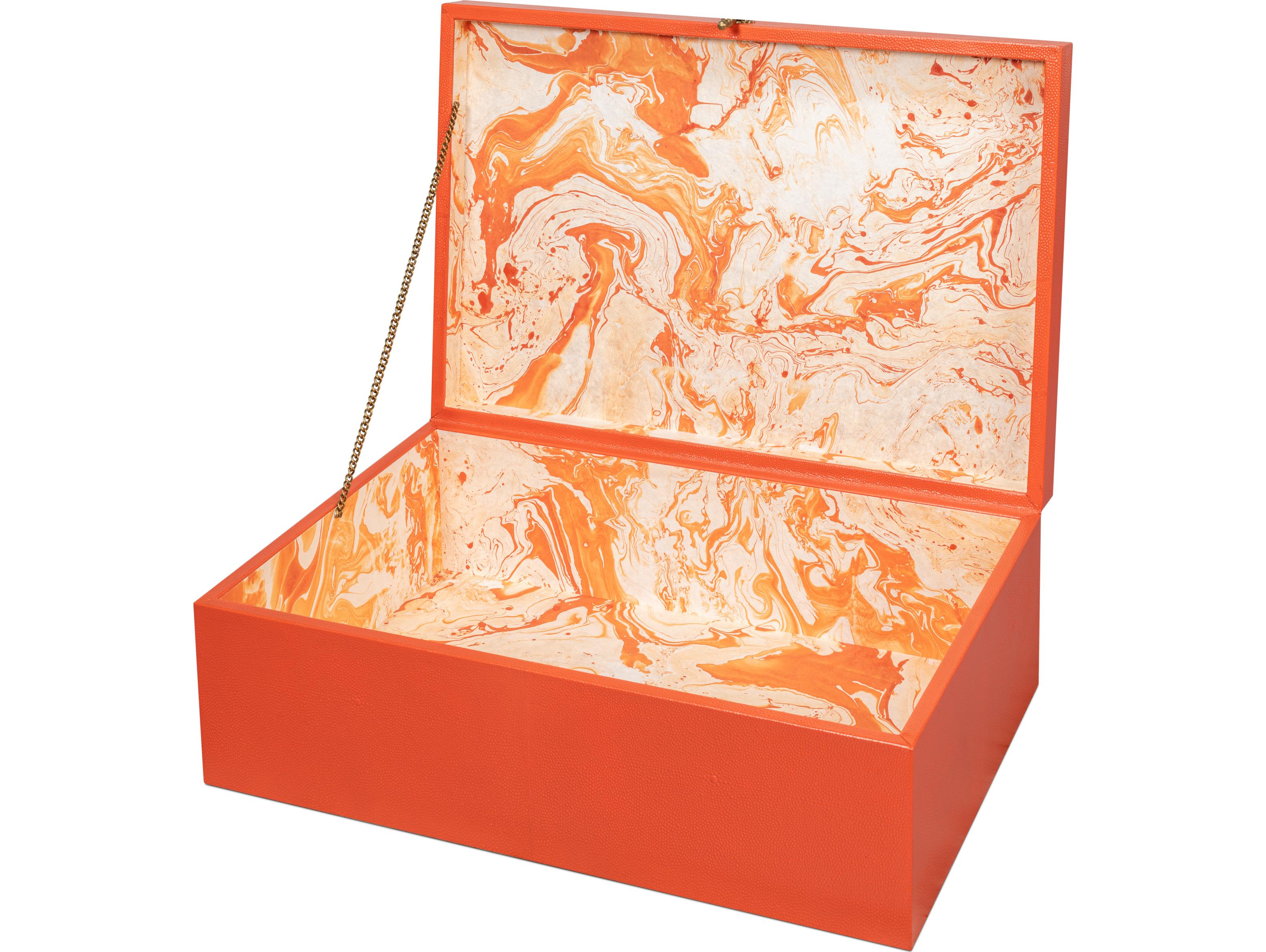 Sarreid Ltd Cosmos Nesting Boxes 3 Orangeade