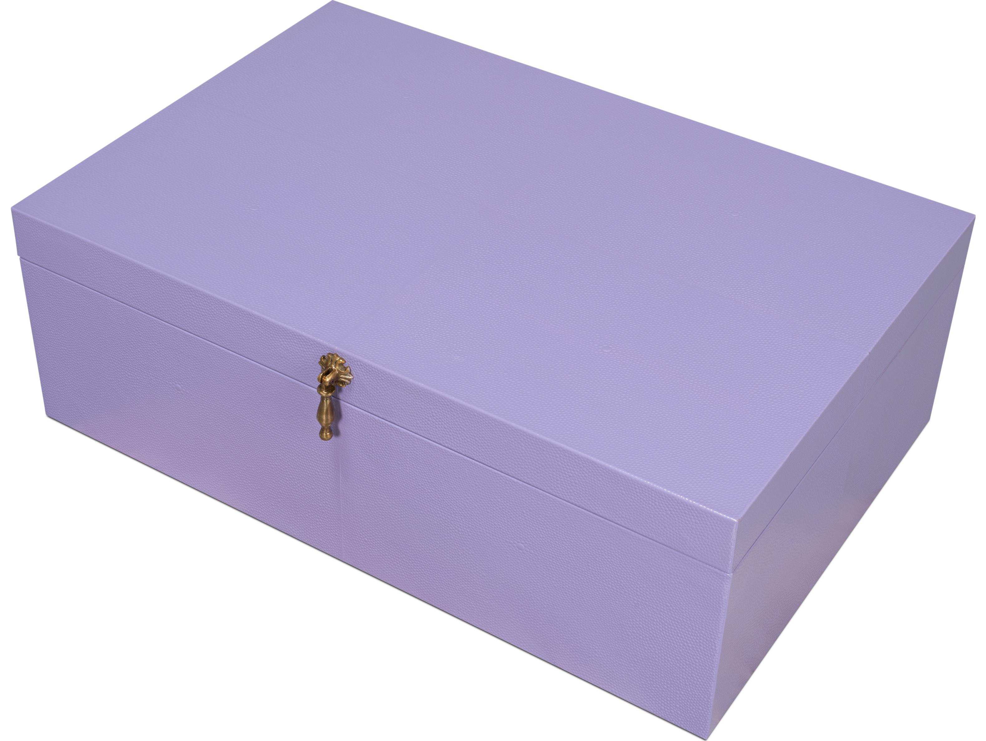 Sarreid Ltd Cosmos Nesting Boxes 3 Lilac