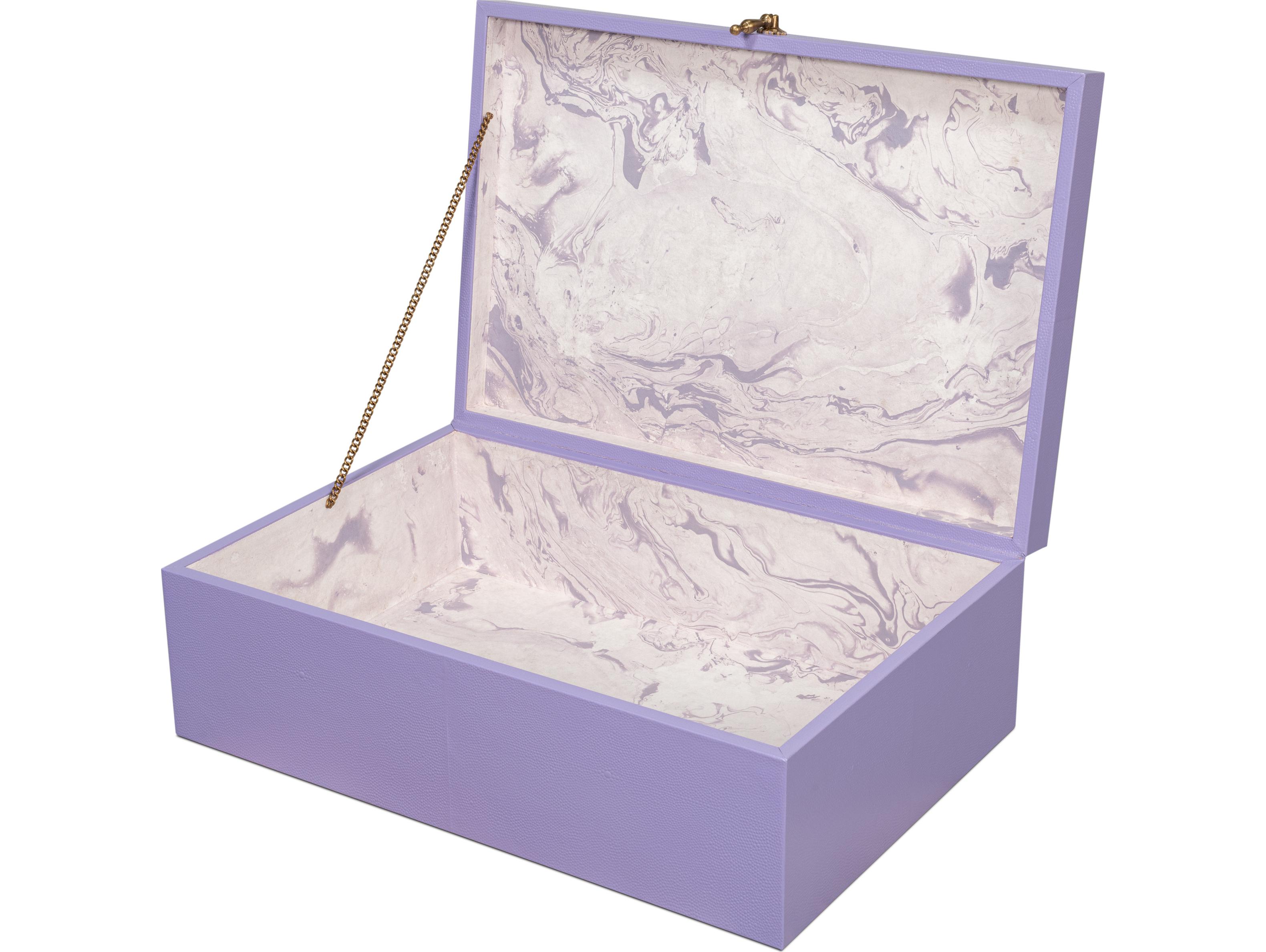 Sarreid Ltd Cosmos Nesting Boxes 3 Lilac