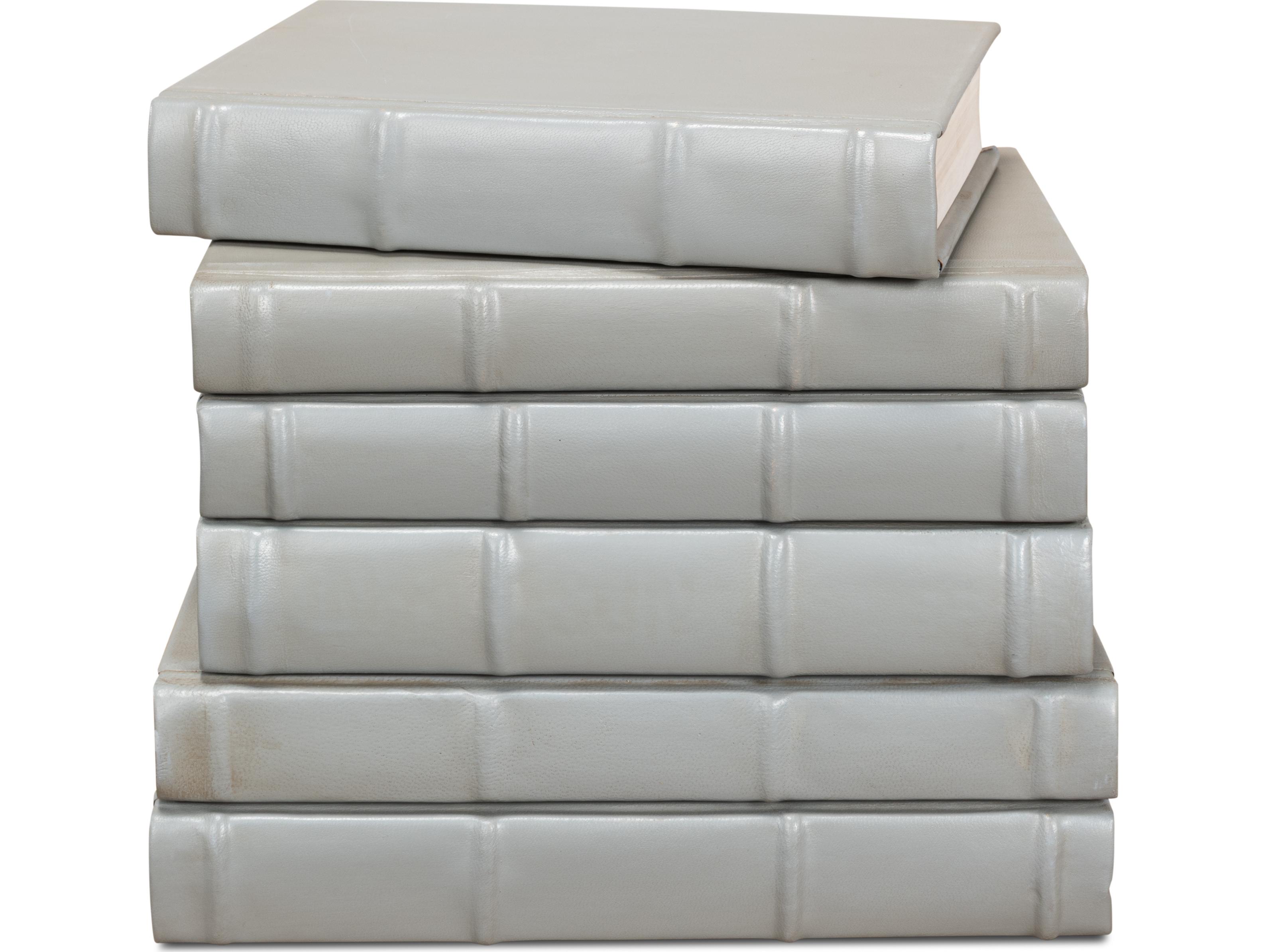 Sarreid Ltd Books Set of 12 Antique Grey