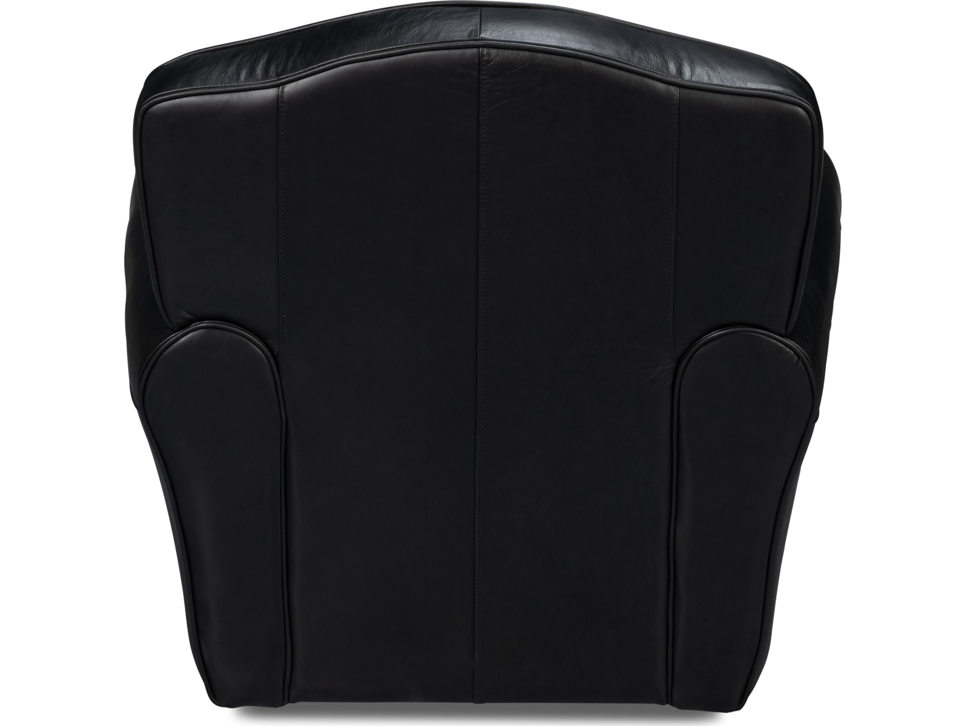Sarreid Ltd Elite French Club Swivel Chair Black
