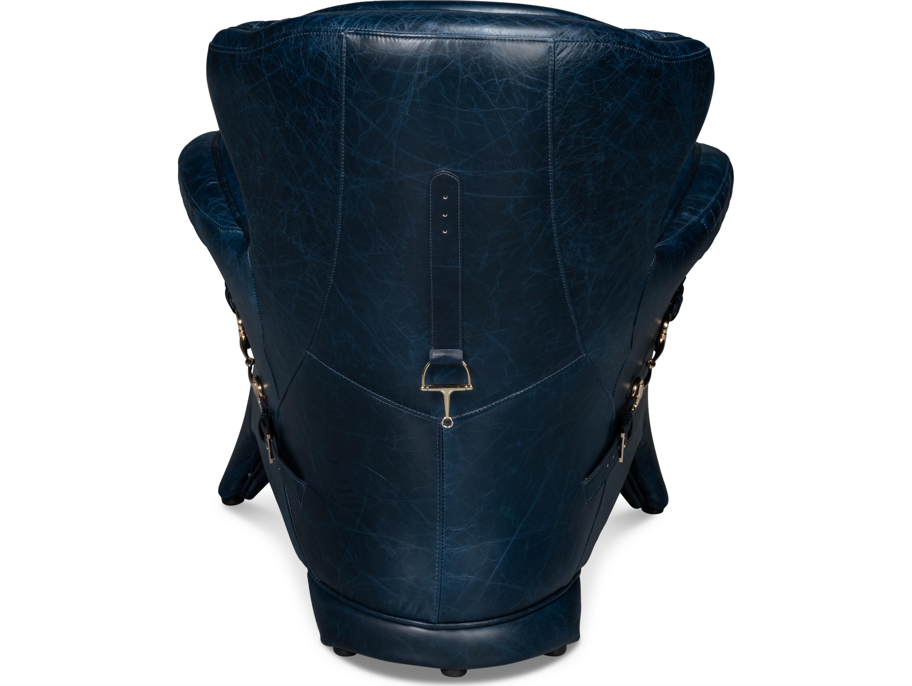 Sarreid Ltd Hera Arm Chair Chateau Blue