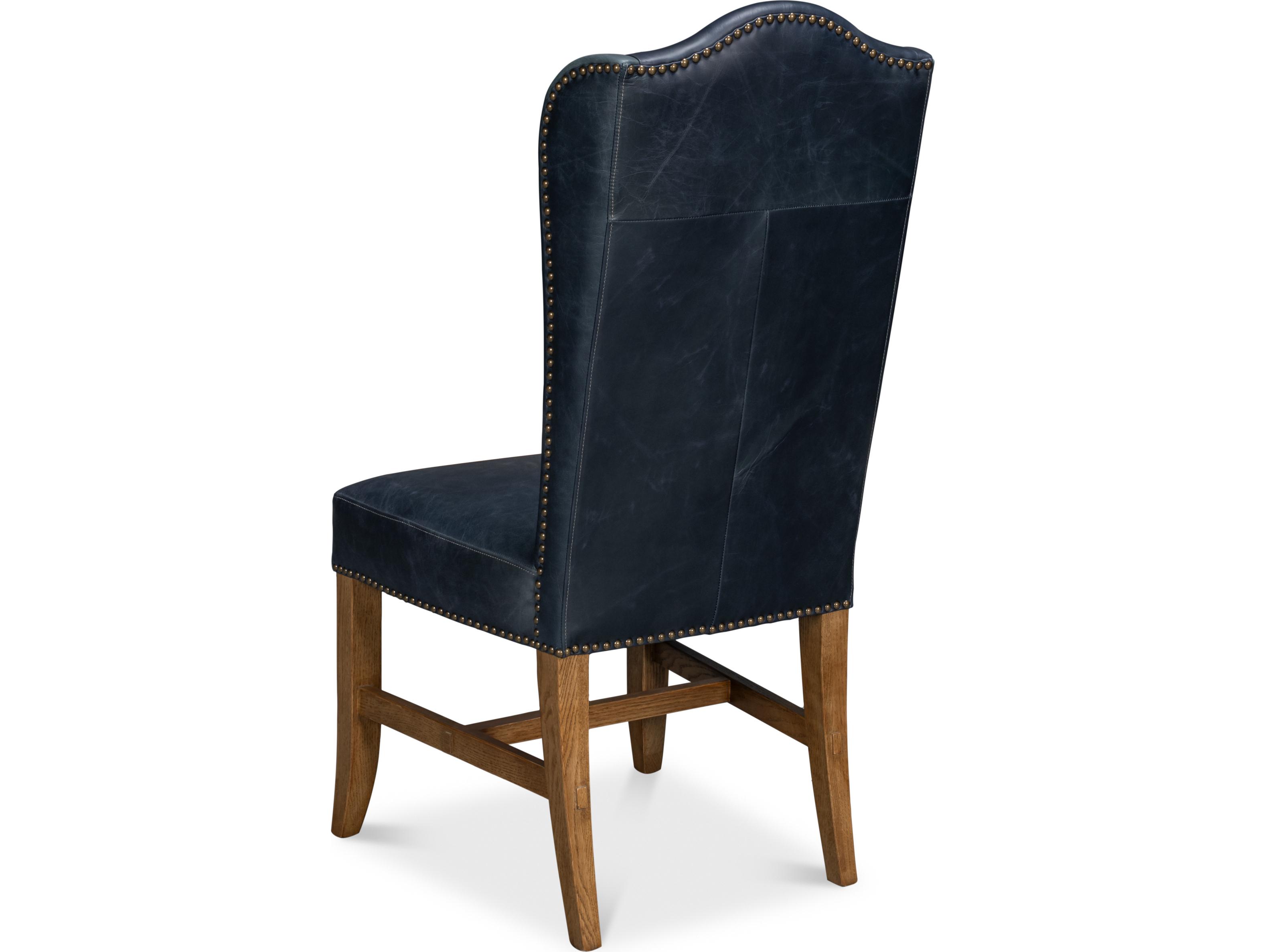 Sarreid Ltd Mercado High Back Dining Chair Blue