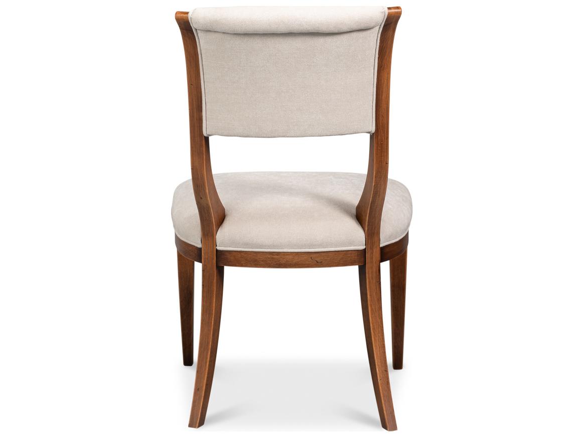 Sarreid Ltd Trophy Brown Upholstered Armless Dining Chair