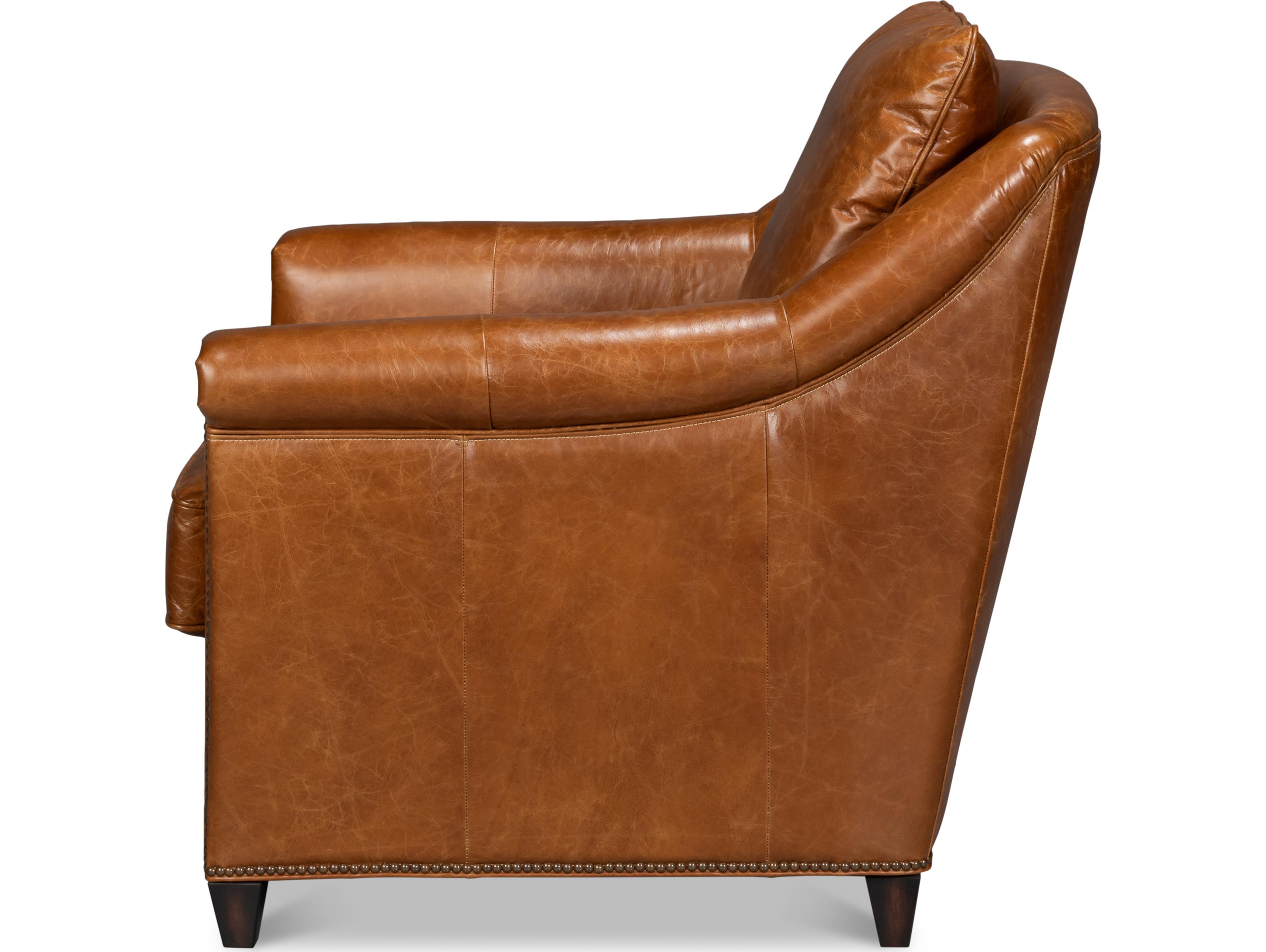 Sarreid Ltd Vandike Arm Chair Cuba Brown