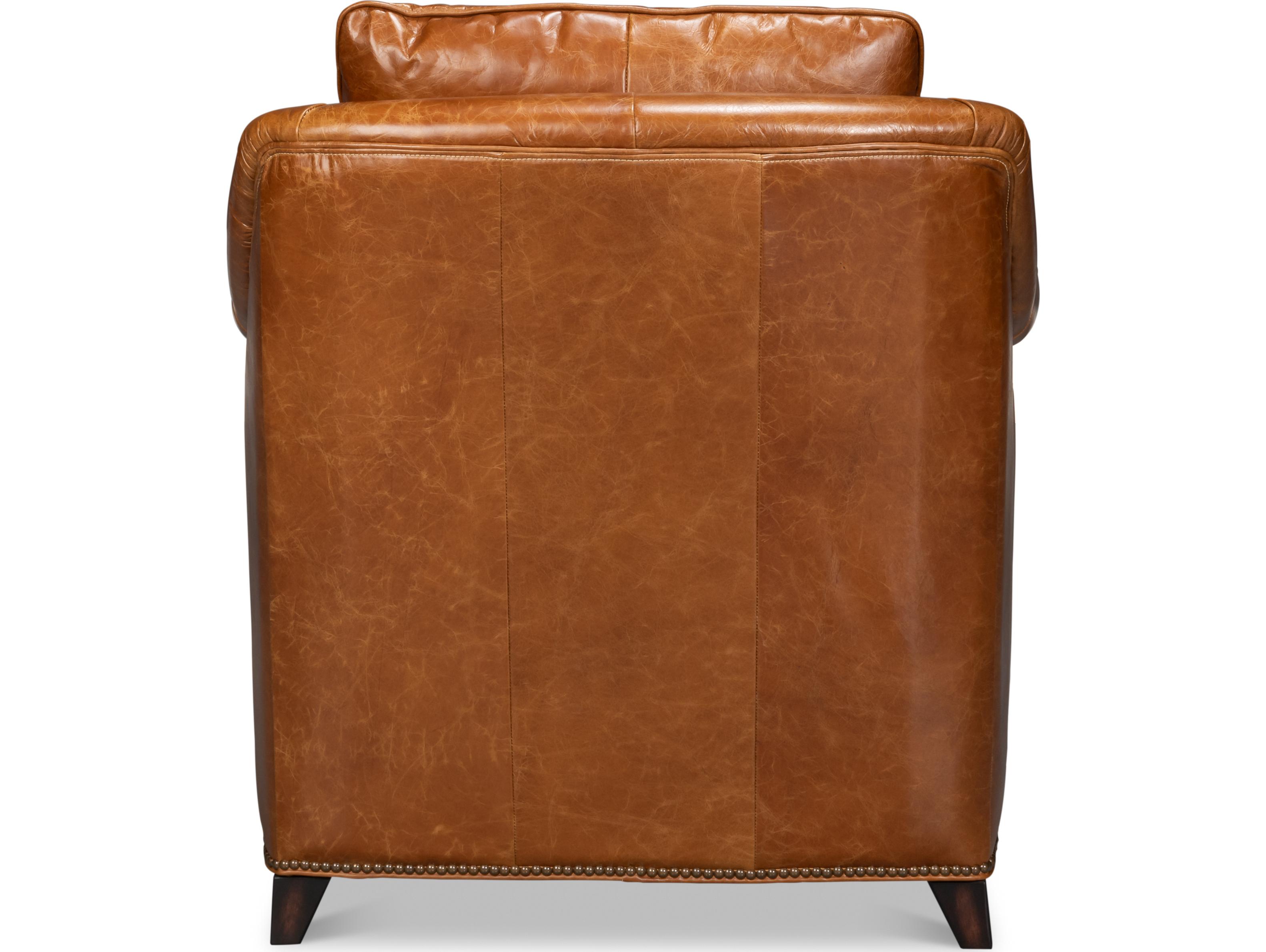 Sarreid Ltd Vandike Arm Chair Cuba Brown
