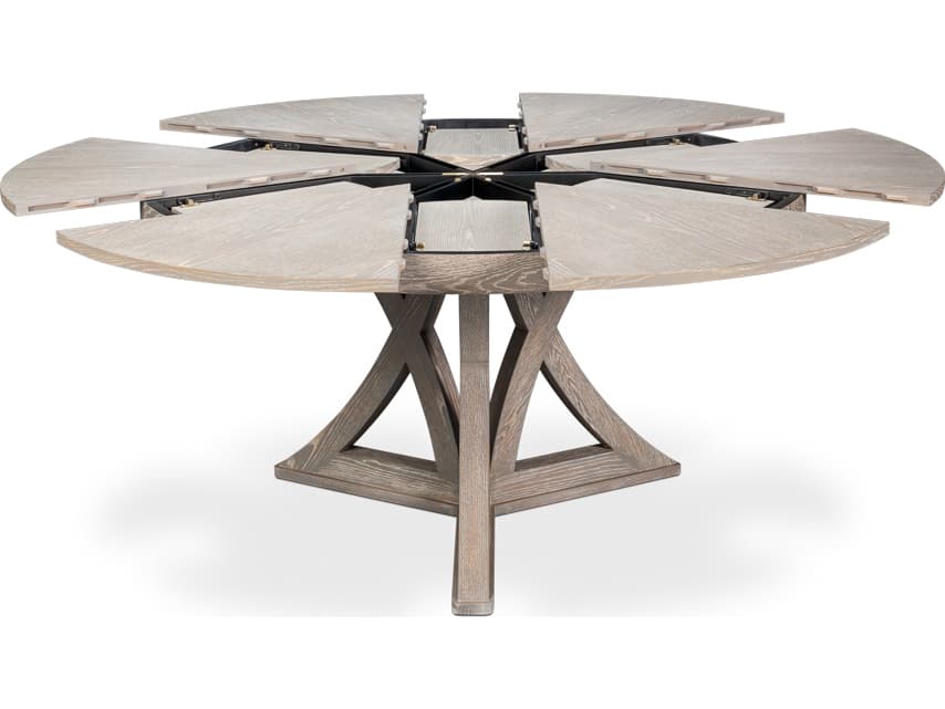 Sarreid Ltd Casual Round Wood Dining Table