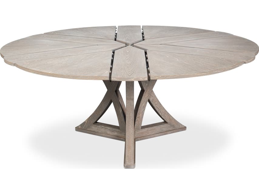 Sarreid Ltd Casual Round Wood Dining Table