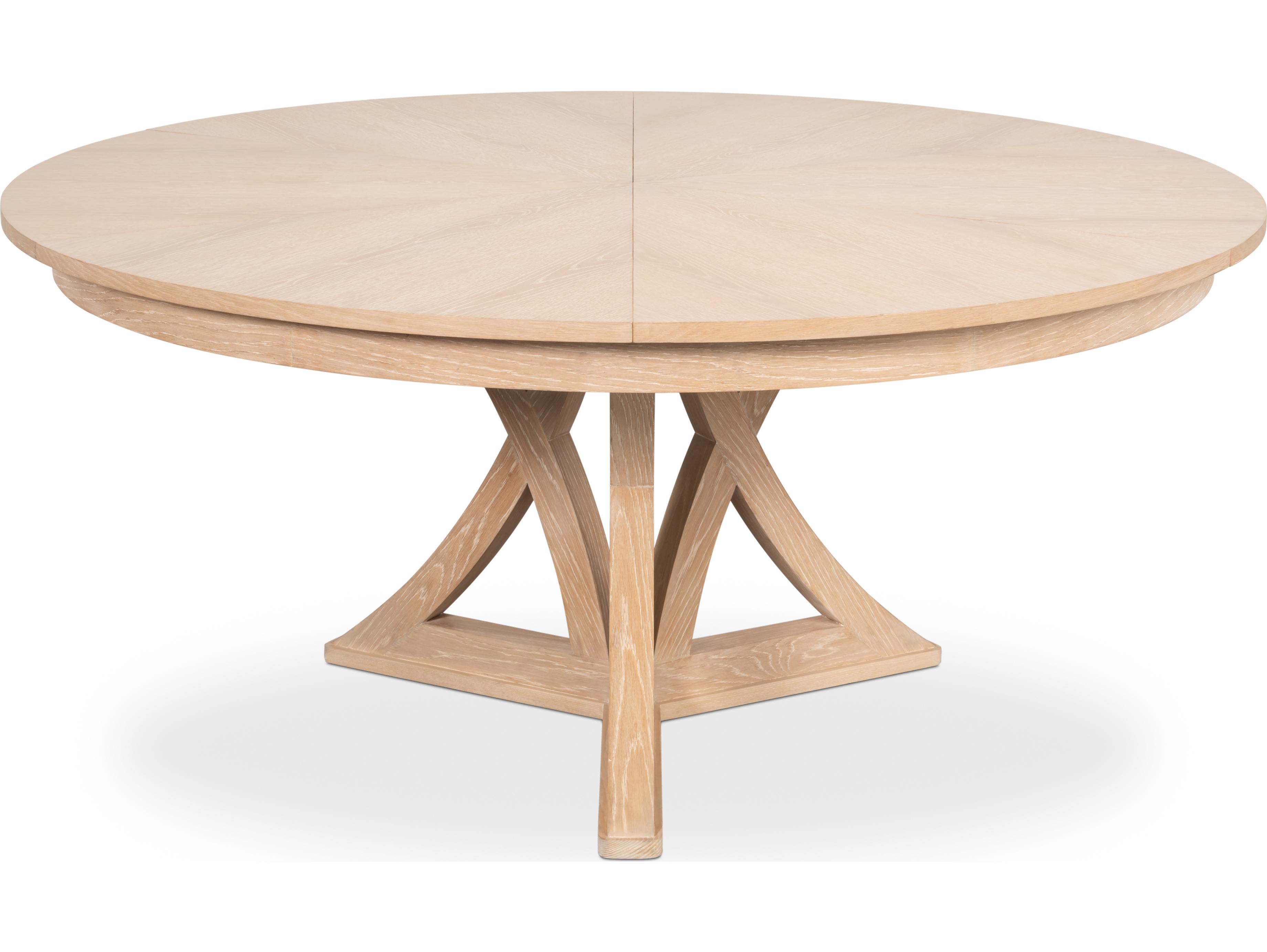 Sarreid Ltd Casual Jupe Dining Table Bleached Oak