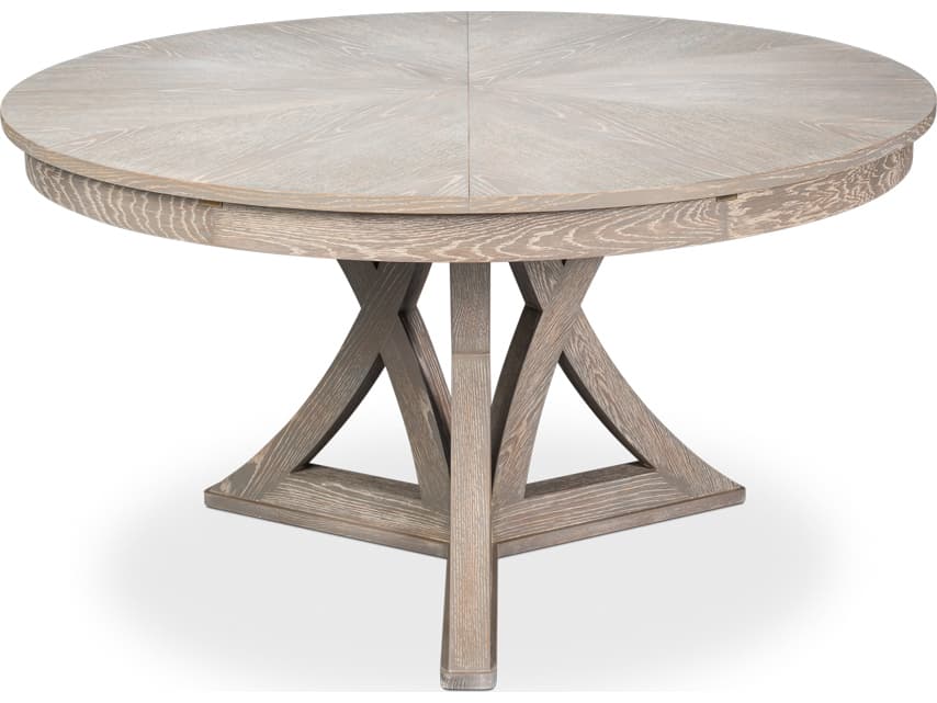Sarreid Ltd Casual Round Wood Dining Table
