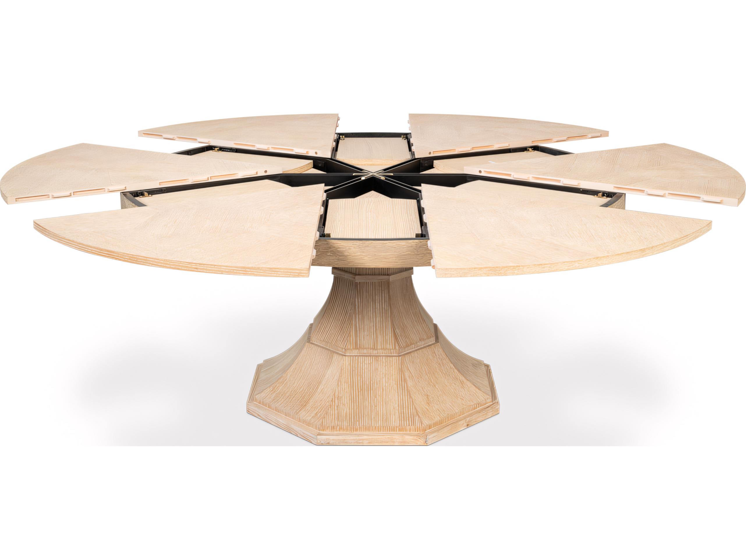 Sarreid Ltd Jupe Round Wood Dining Table