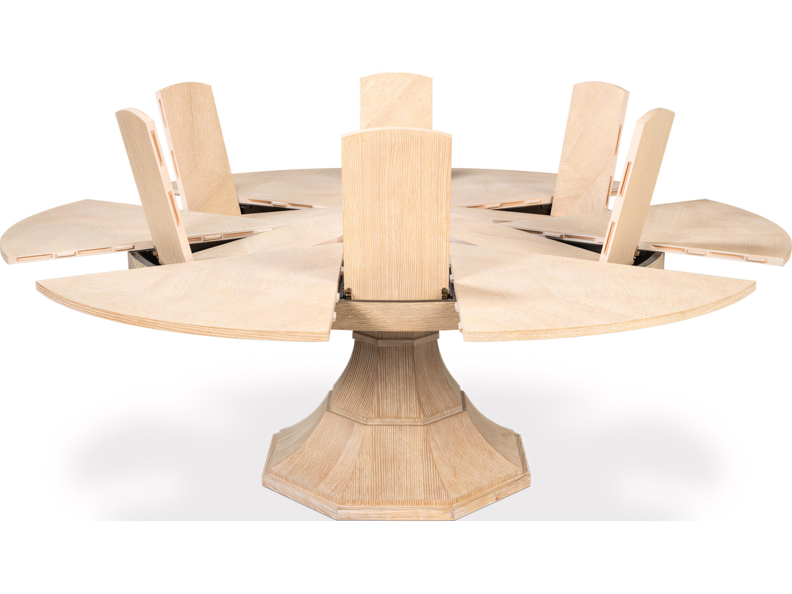Sarreid Ltd Jupe Round Wood Dining Table