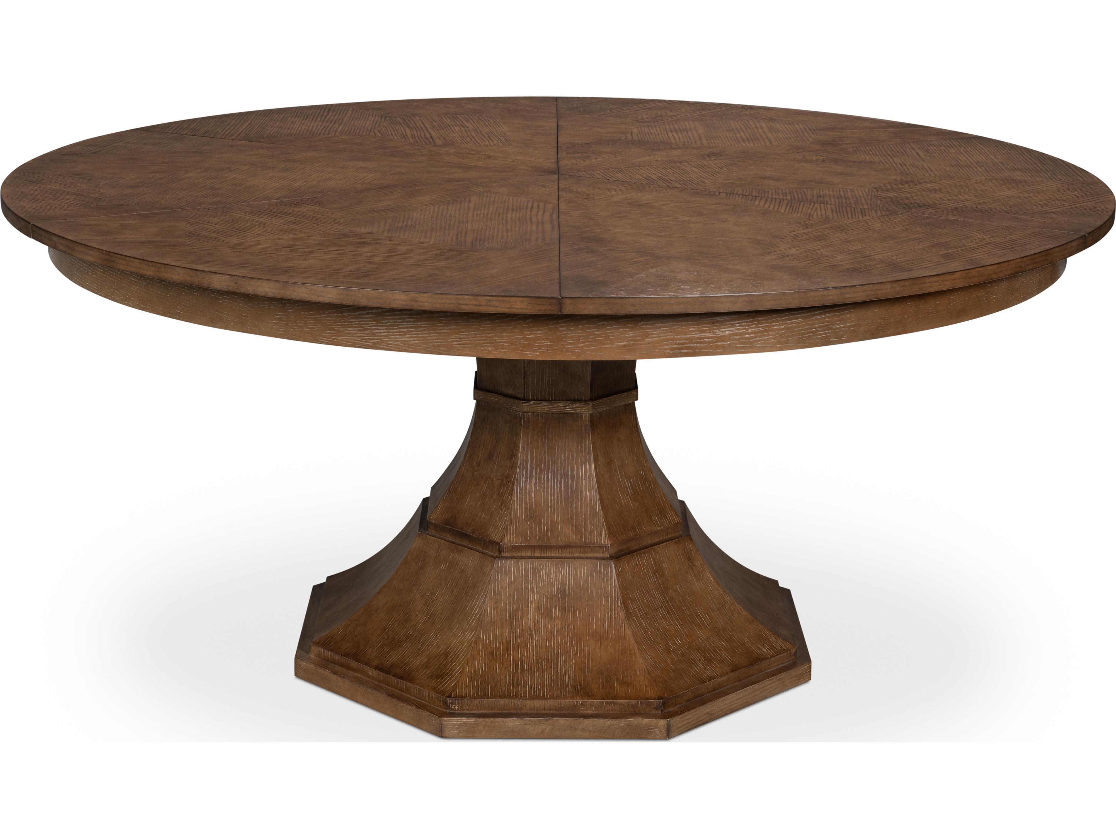 Sarreid Ltd Giselle Jupe Dining Table Light Mink