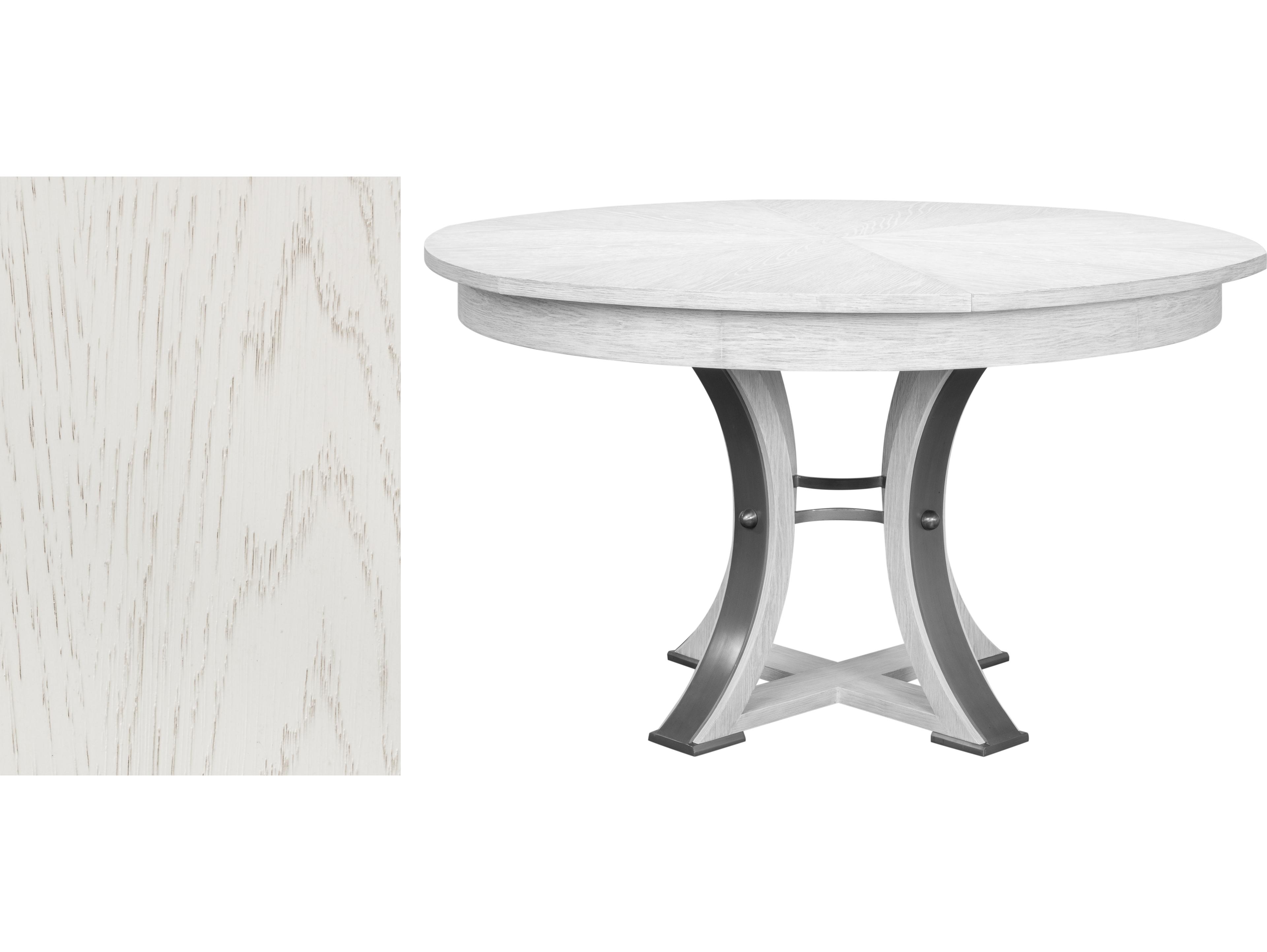 Sarreid Ltd Tower Jupe Dining Table Working White