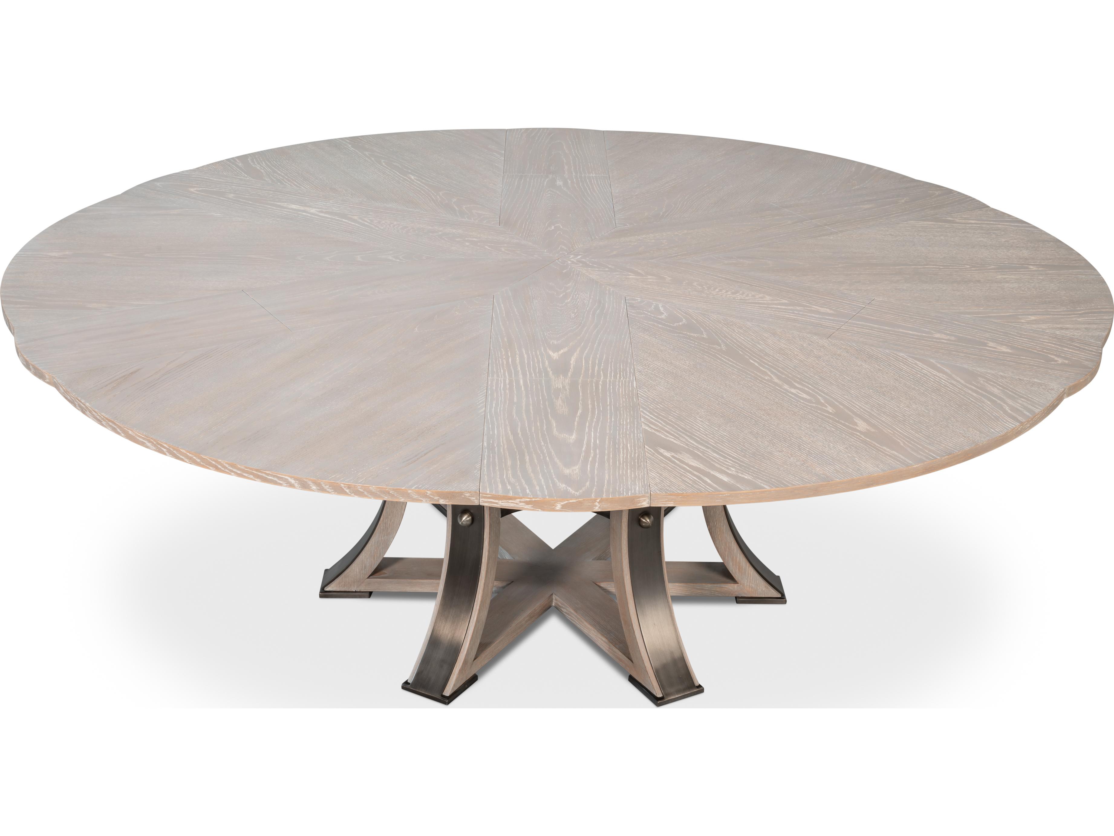 Sarreid Ltd Jupe Round Wood Dining Table