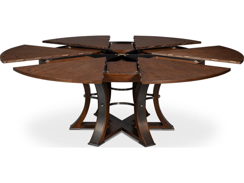 Sarreid Ltd Tower Round Wood Dining Table