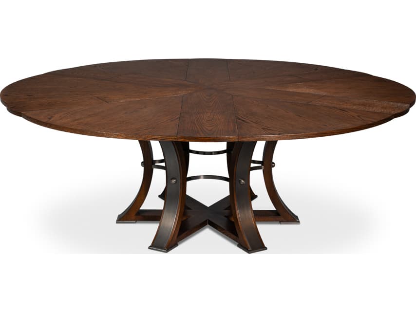 Sarreid Ltd Tower Round Wood Dining Table