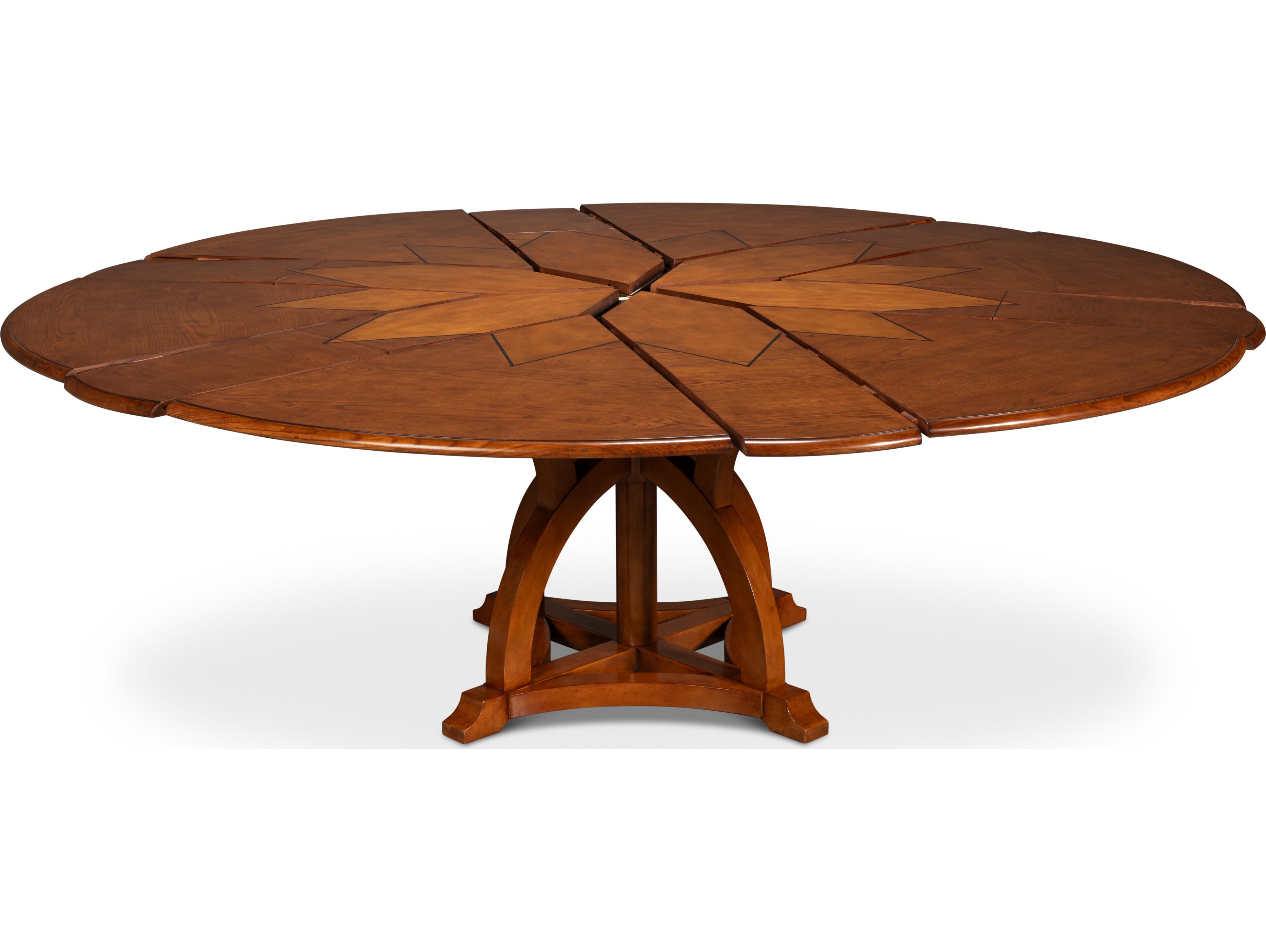 Sarreid Ltd Austin Jupe Dining Table Walnut