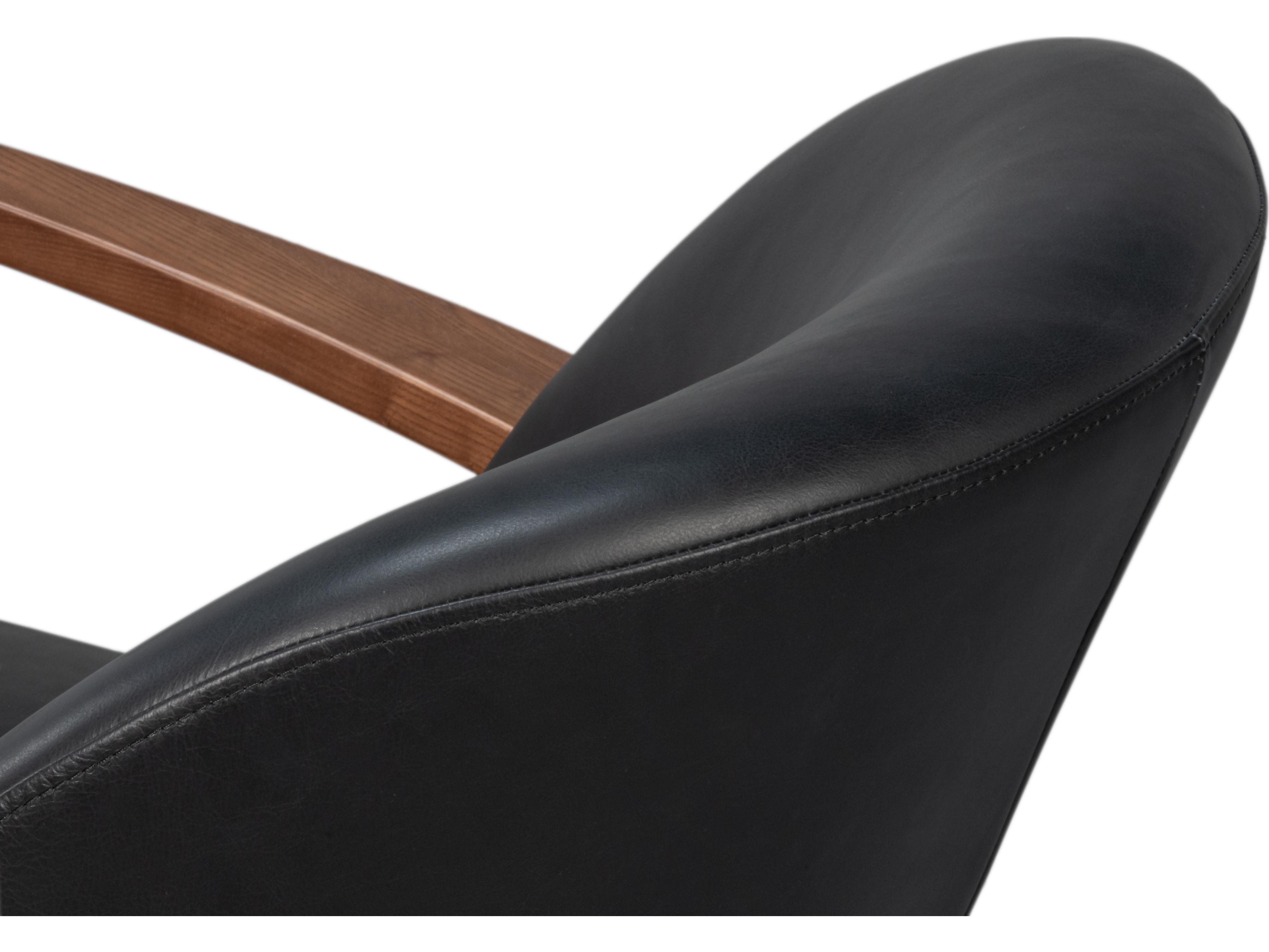 Sarreid Ltd Pindar Blue Leather Accent Chair