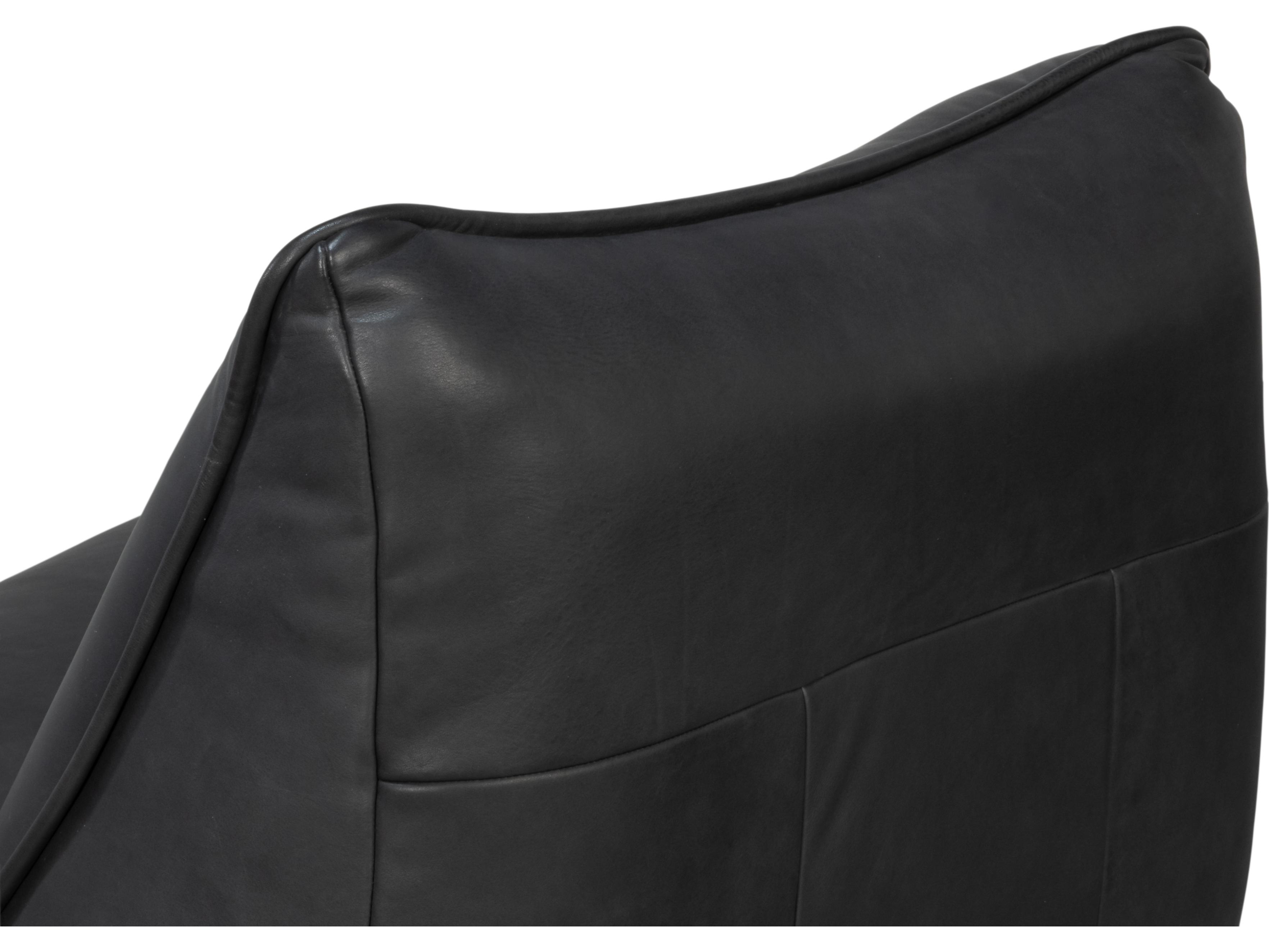 Sarreid Ltd Kennett Black Leather Club Chair