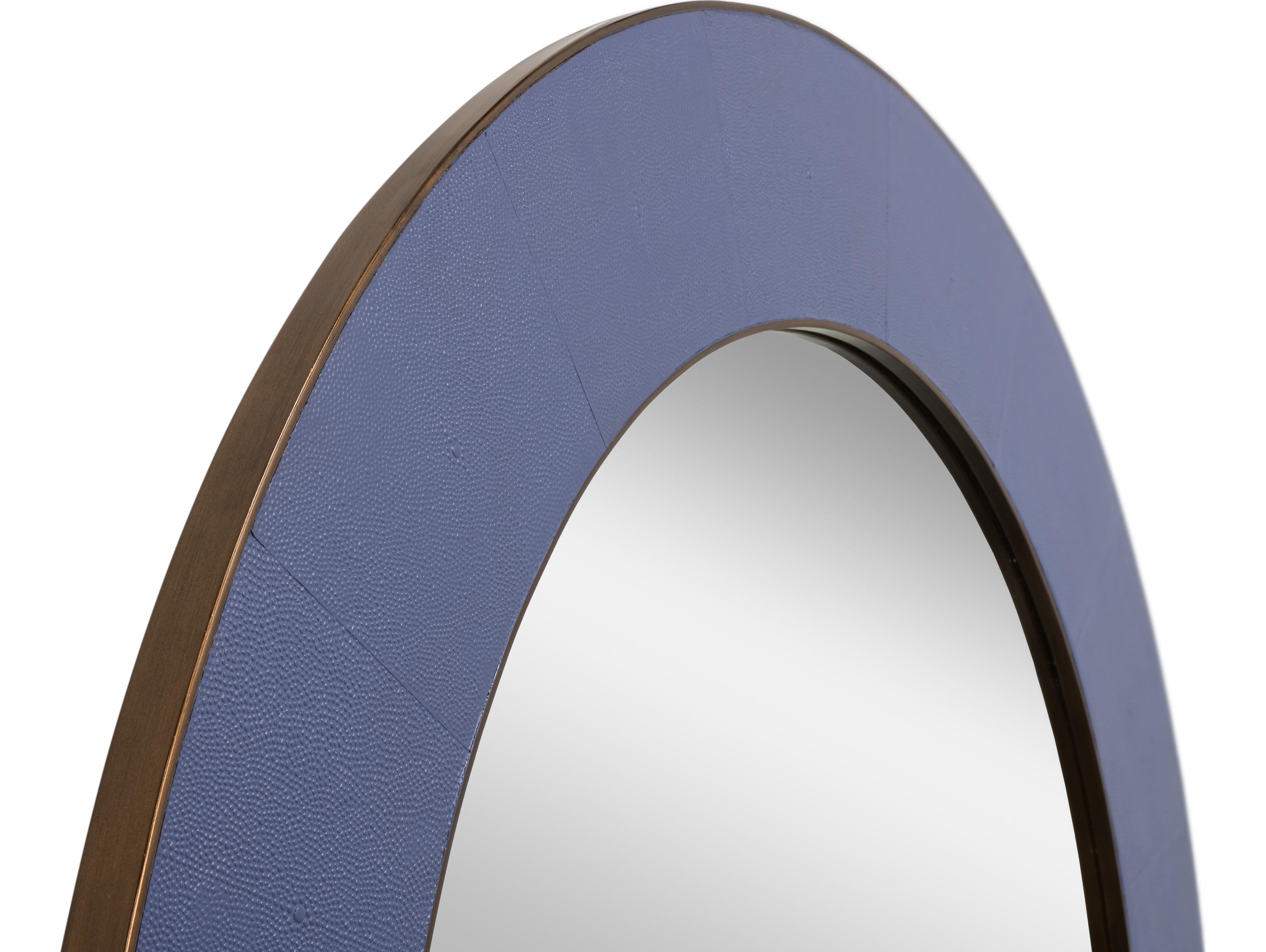 Sarreid Ltd Judith Mirror Shagreen Marlin