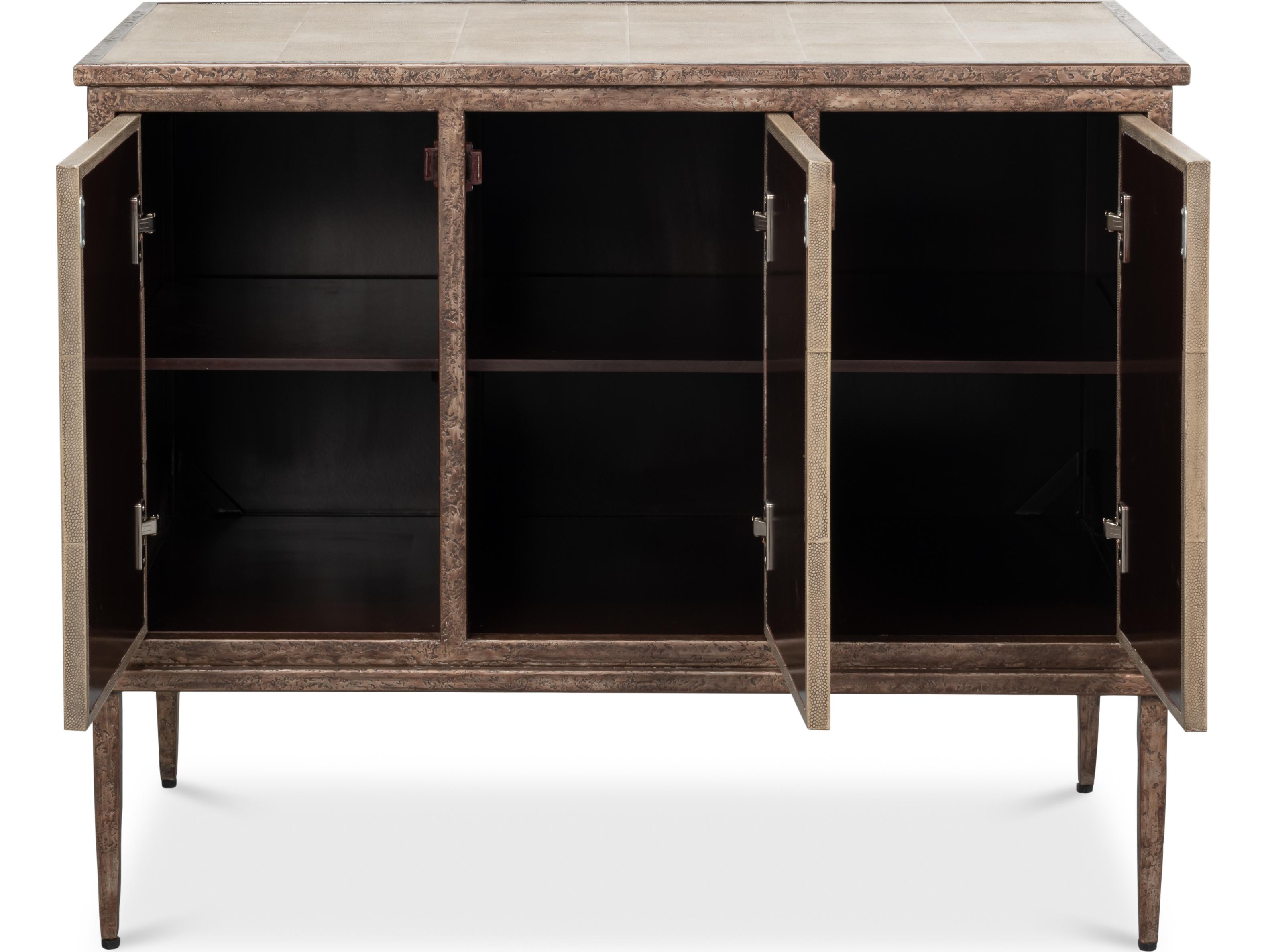 Sarreid Ltd Roland Sideboard Shagreen Charcoal Grey