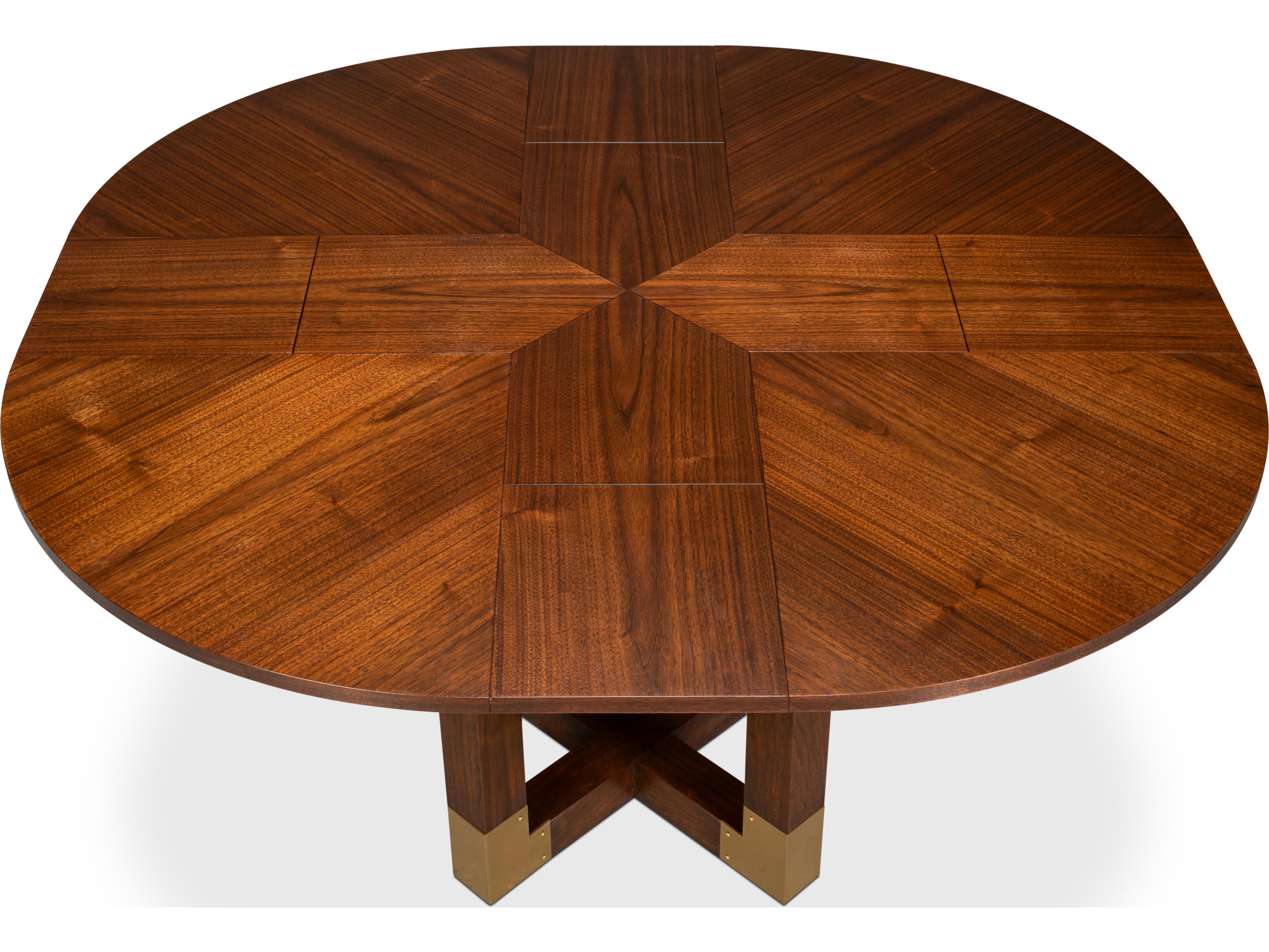 Sarreid Ltd Jupe Round Wood Dining Table