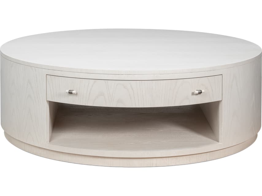 Sarreid Ltd Vero Round Wood Coffee Table