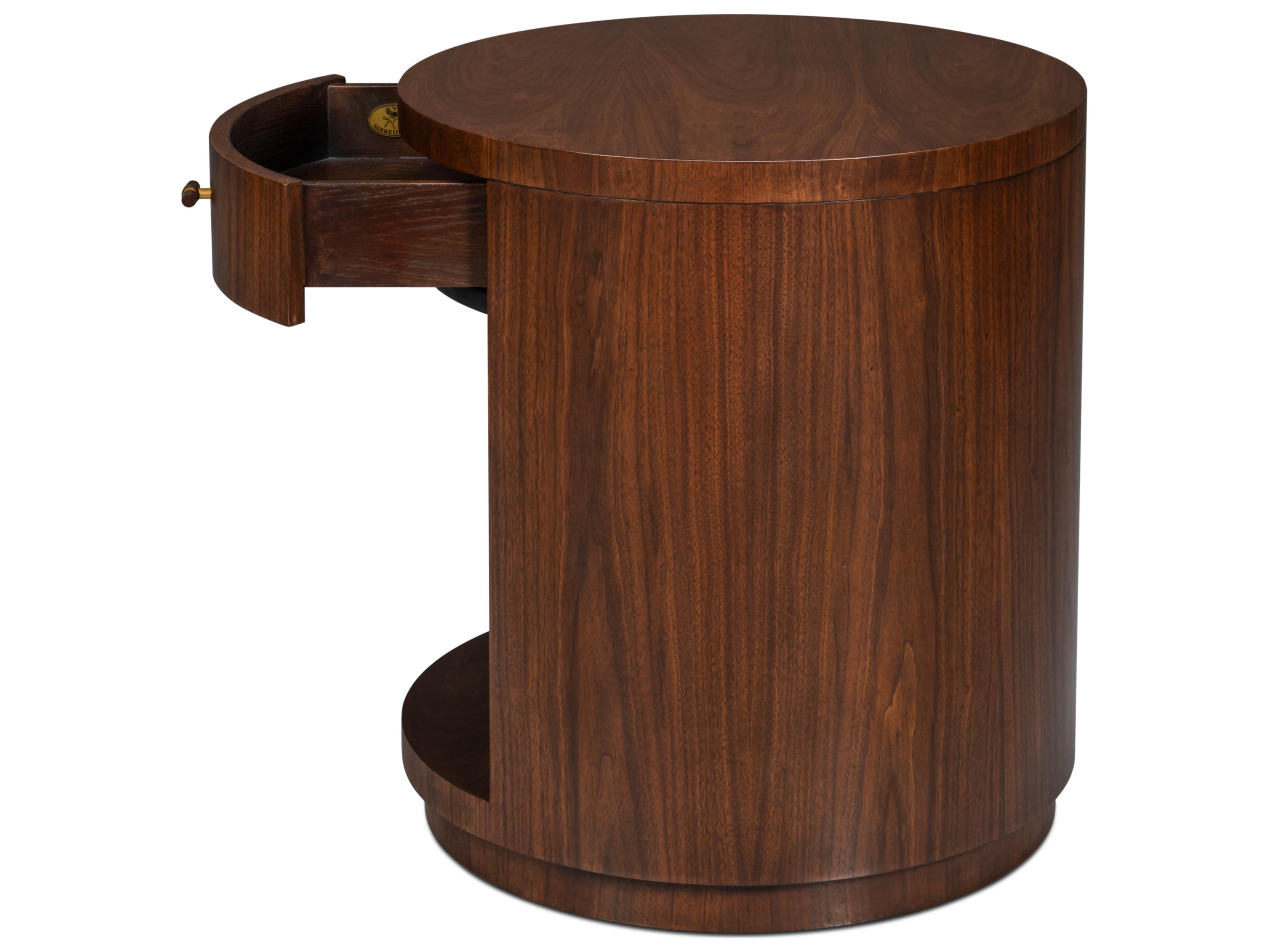 Sarreid Ltd Vero Round Wood End Table